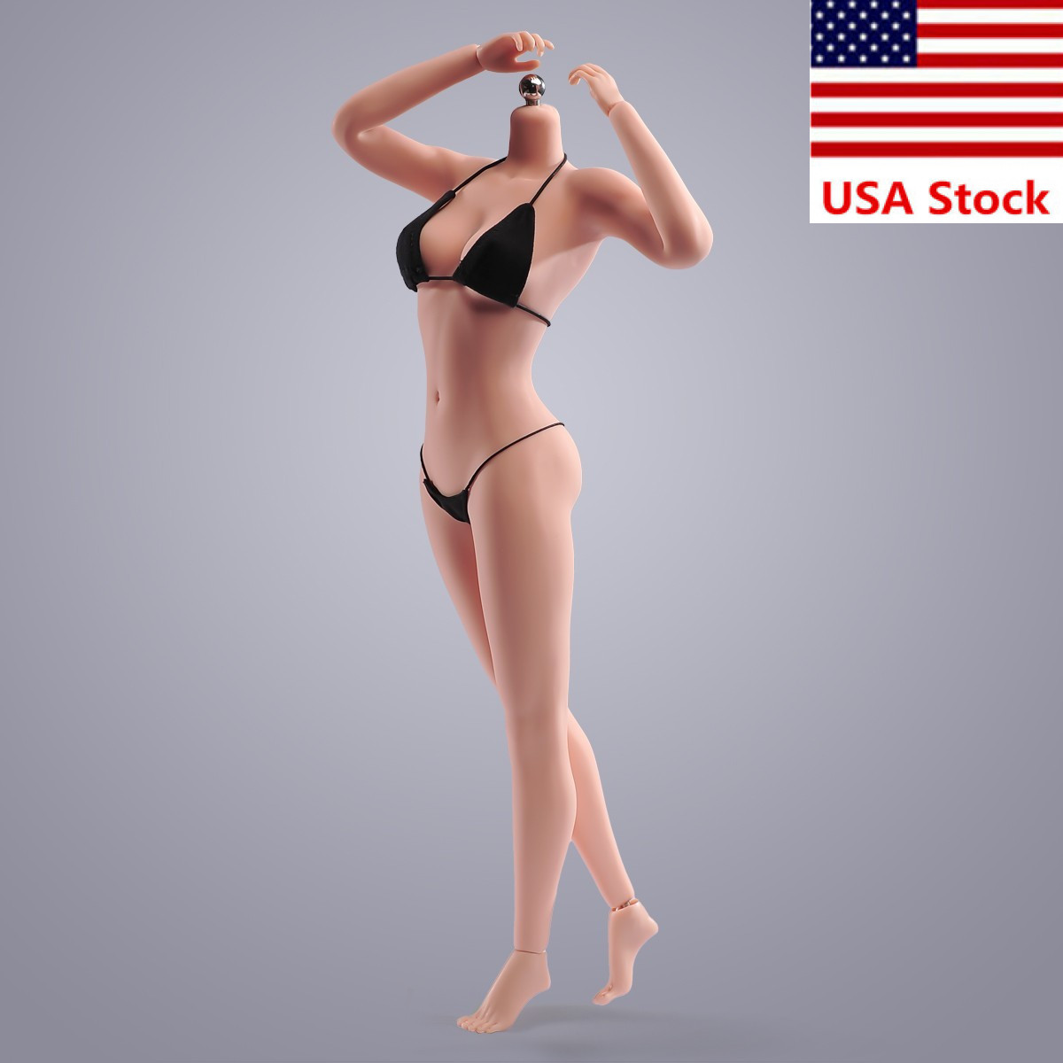 1/6 Female Normal Skin Large Bust Breast Flexible Body For 12”Figure Model