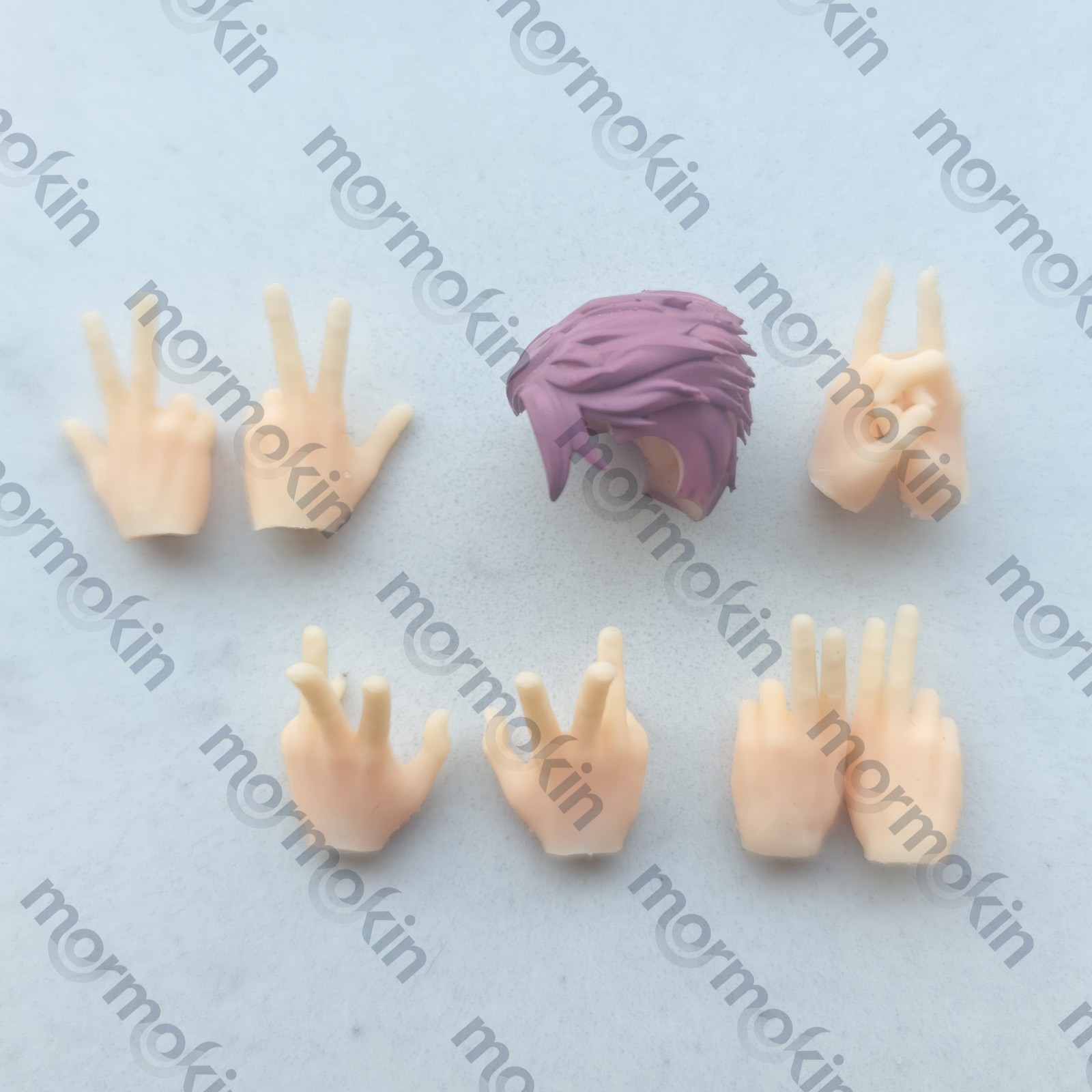 For 6″ Romankey Body 1/12 Jujutsu Kaisen Yuji Itadori hair (No Figure）