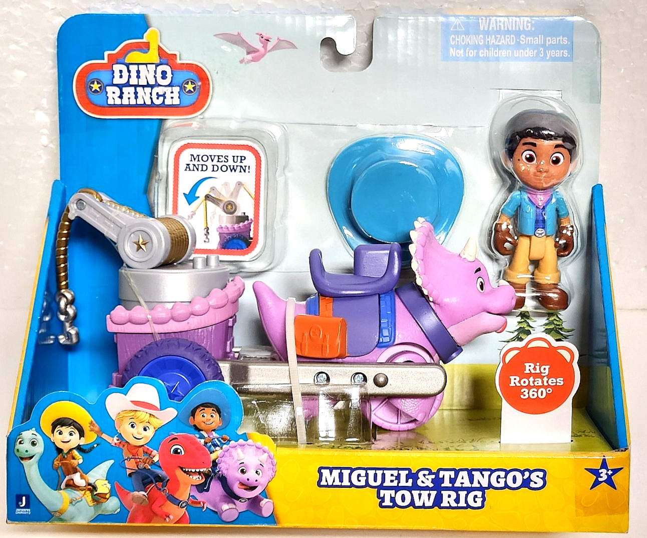 Disney Jr. Dino Ranch Miguel and Tango’s Tow Rig – Jazwares