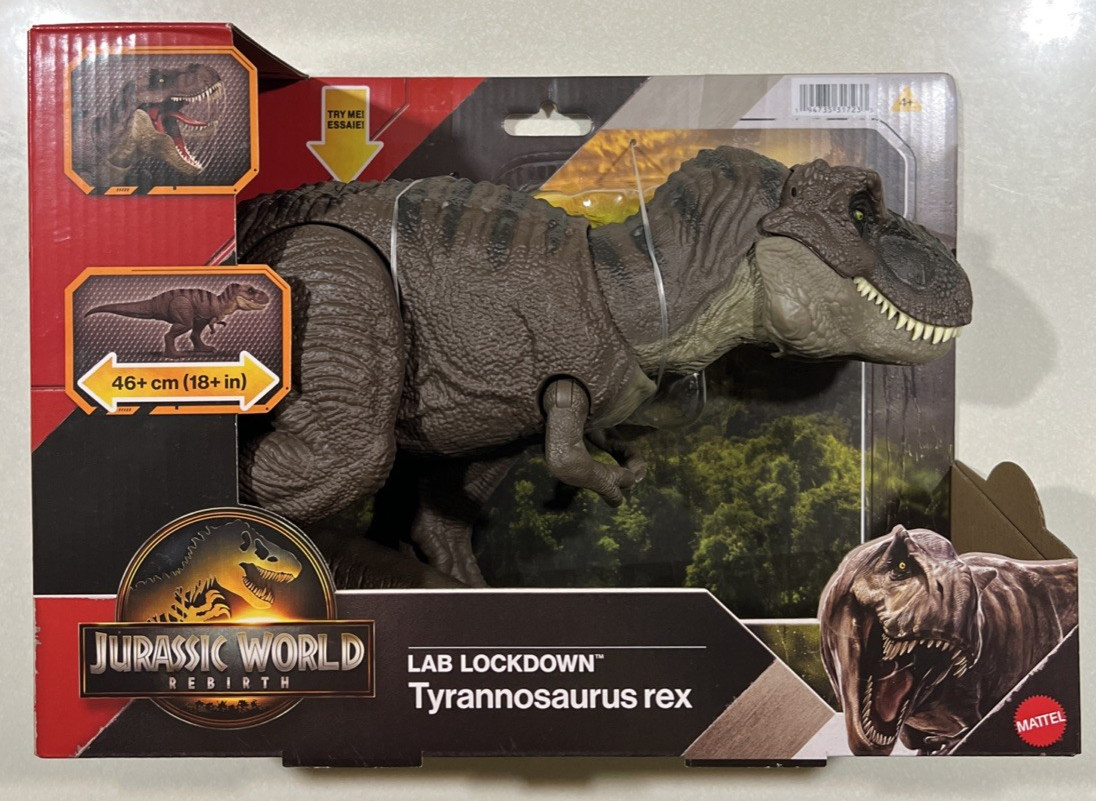 NEW 2025 Jurassic World Rebirth Lab Lockdown Tyrannosaurus Rex