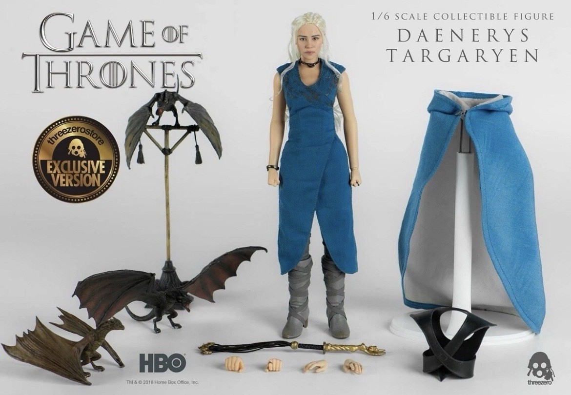Threezero Game of Thrones Daenerys Targaryen 1/6th Figure EXCLUSIVE VERSION NIB