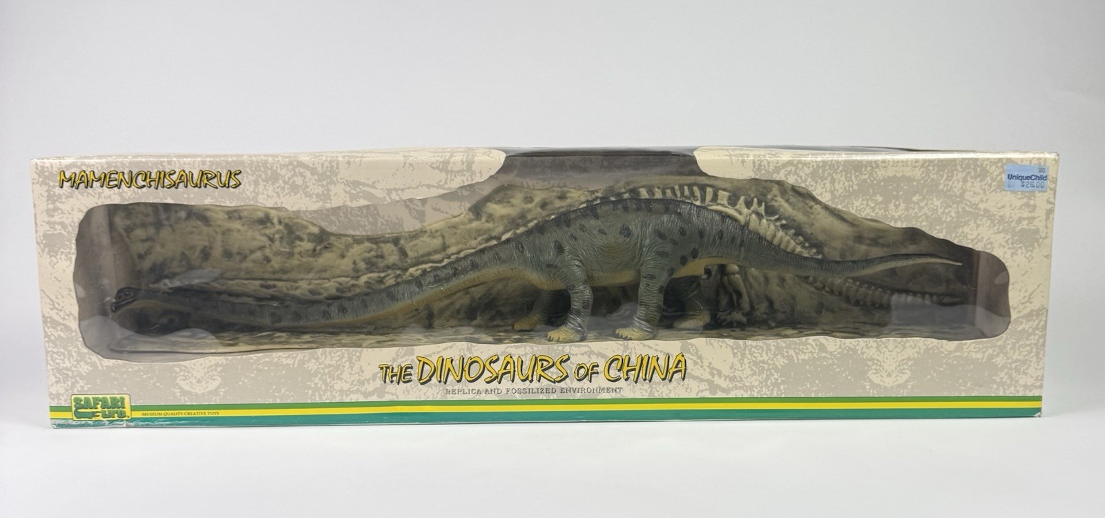 1994 Safari Ltd Mamenchisaurus Dinosaur Of China Ely Kish Boxed Sealed Vintage