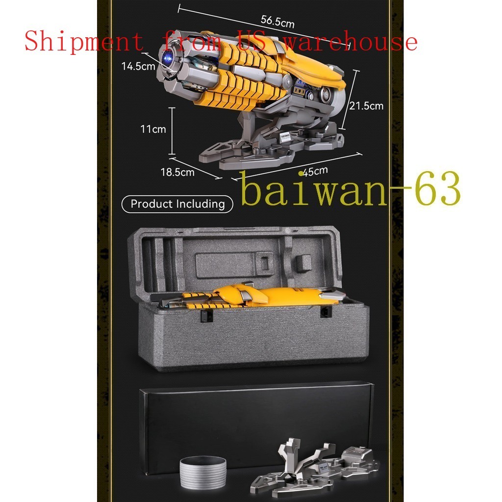 IN US ！！ Transformers Bumblebee Arm 1:1 Wearable Voice Control LED Light Hand