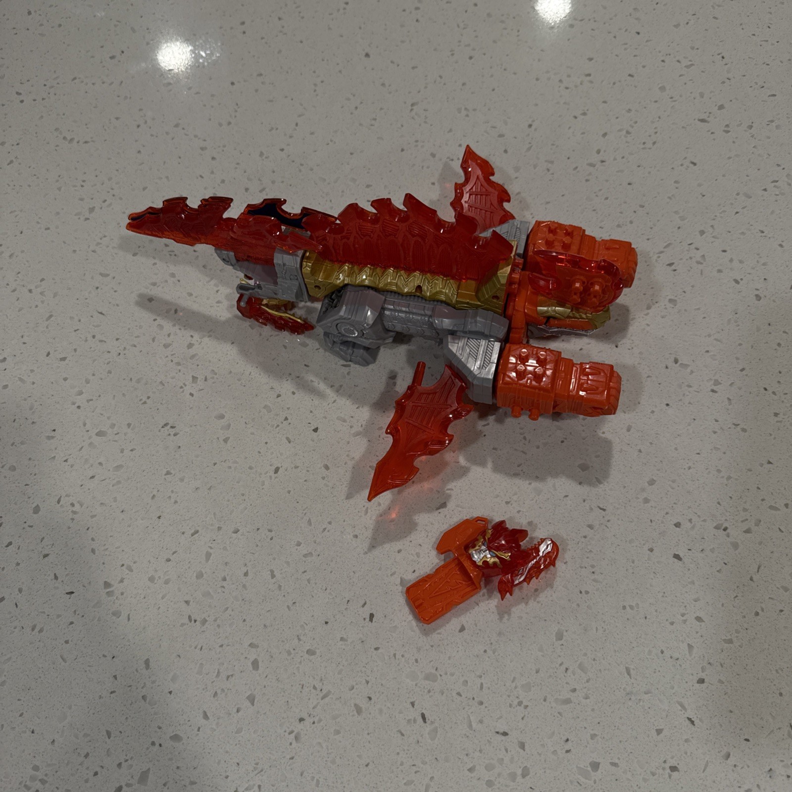 Hasbro Power Rangers Dino Fury Dimetro Zord Action Figure Complete