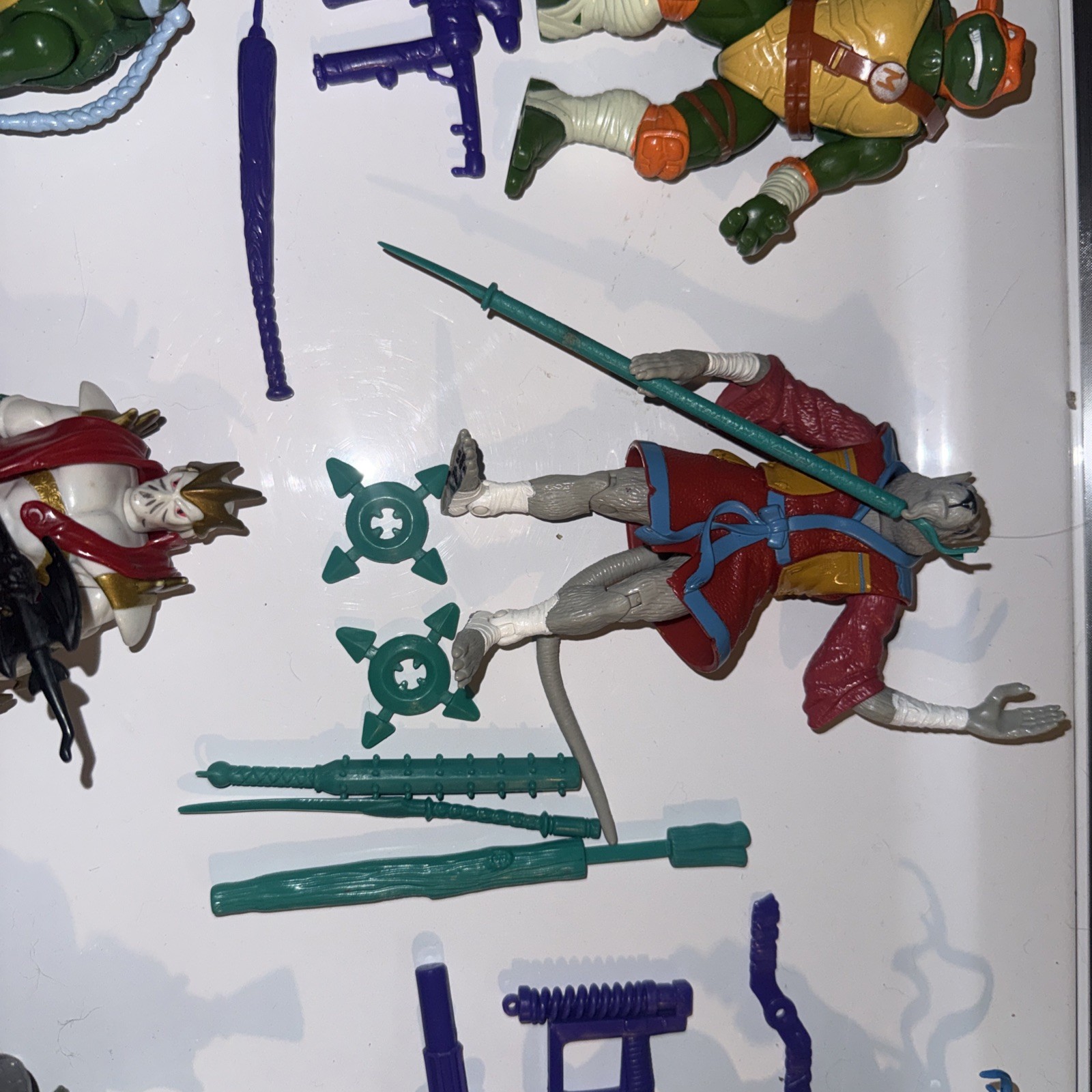 I Have 8 Complete Ninja Turtles the next mutation 1997 action figures