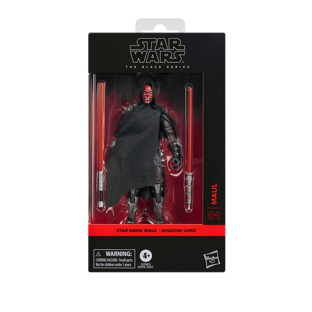 2026 Star Wars Black DARTH MAUL Shadow Lord 01 MAUL 6″ Scale Hasbro Action Fig