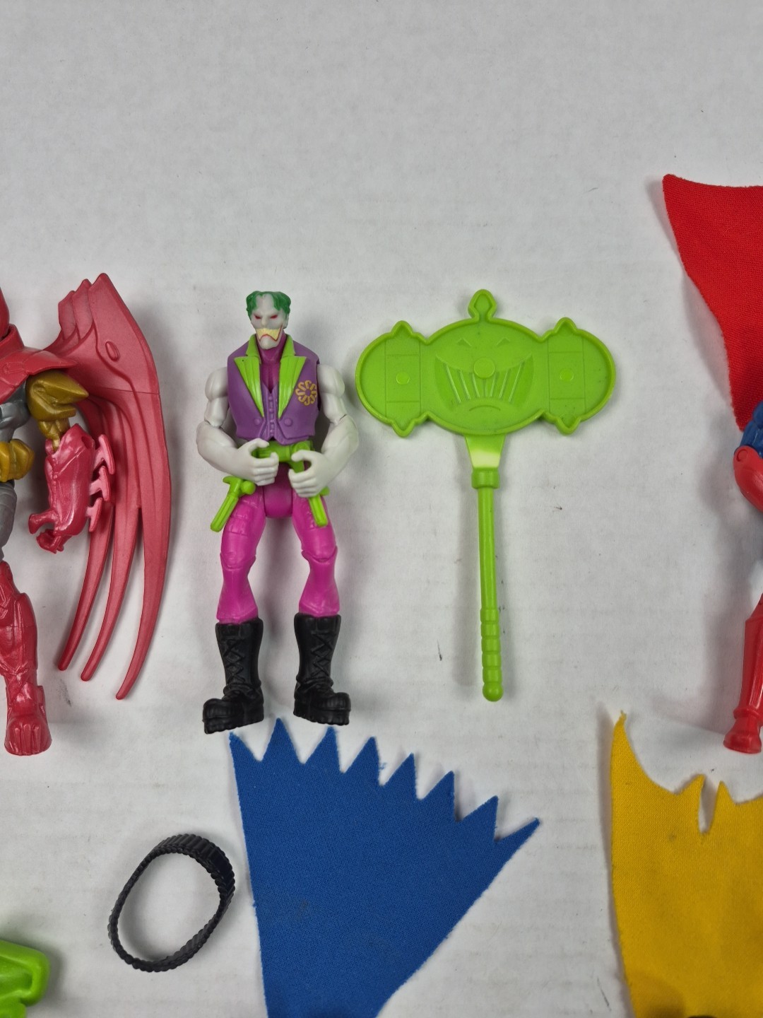 DC Action Figure Lot Batman Knightfall Red Azrael Comics Green Arrow Joker ROBIN
