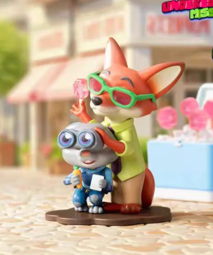 52Toys Zootopia Best Duo Series Vinyl Figure Blind Box Nick & Judy