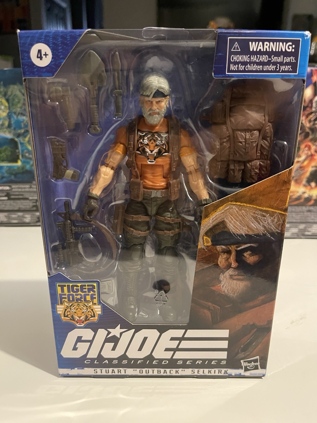 G.I. Joe Classified Stuart Outback Selkirk Tiger Force 6″ Figure #39 SEALED