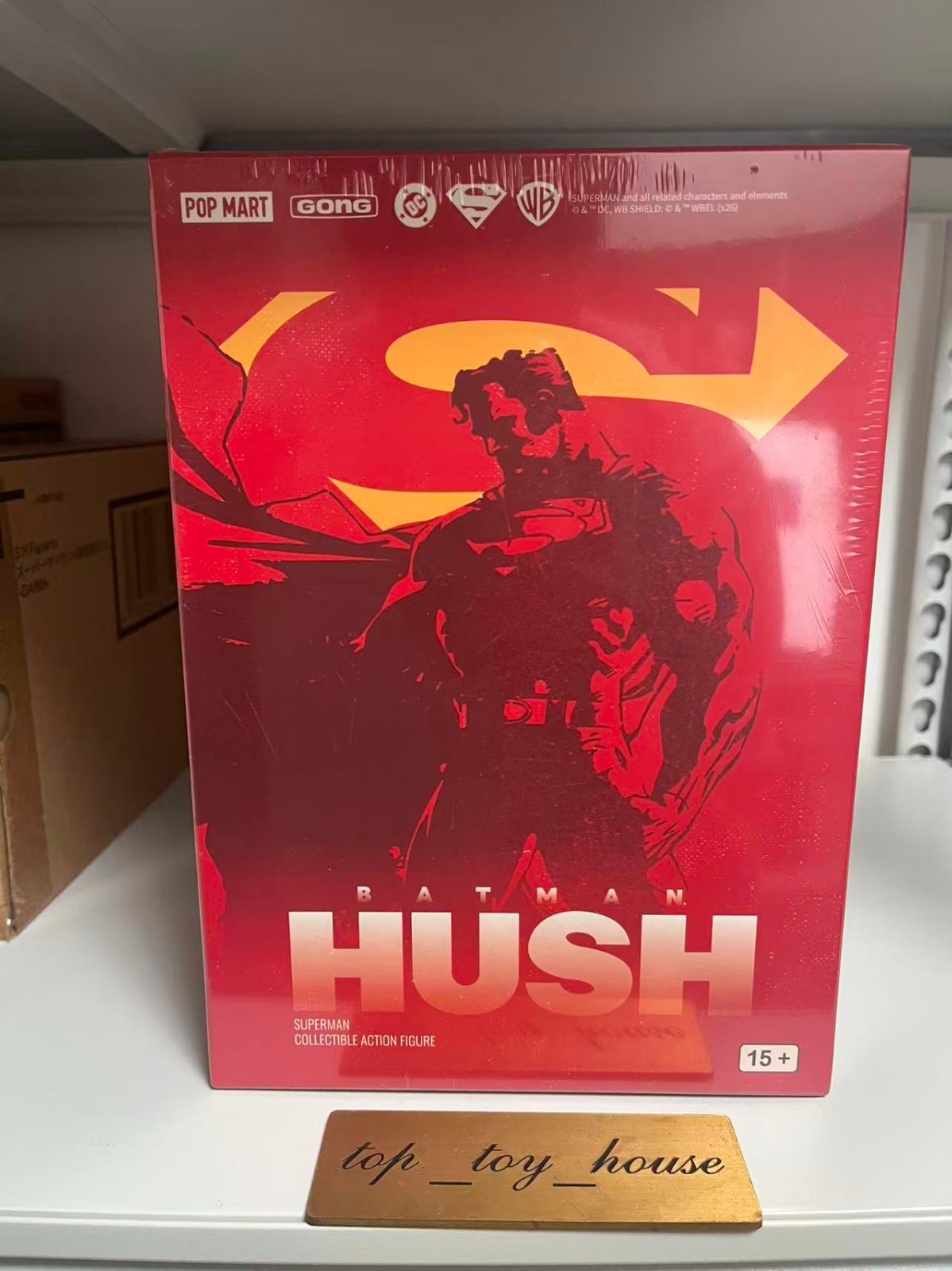 Pop Mart X Gong DC Batman Hush Superman Action Figure Toy Model New In Stock