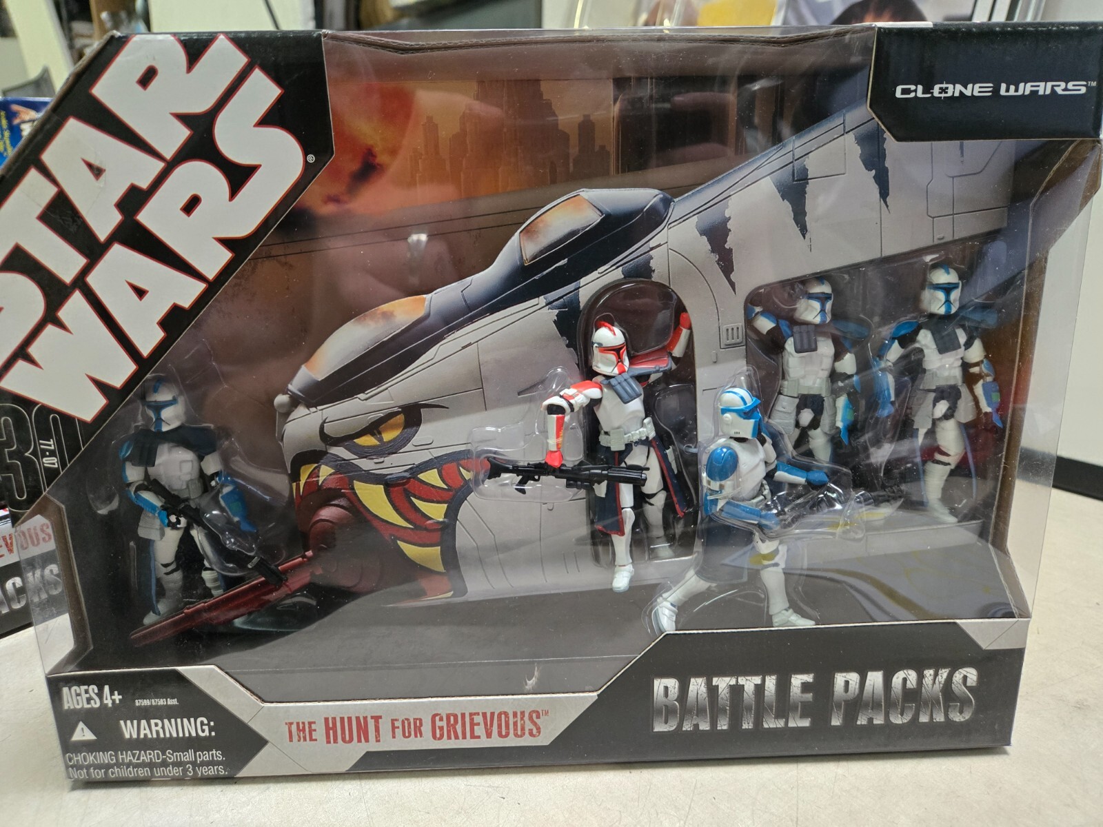 Star Wars Clone Wars The Hunt for Grievous Battle Packs Captain Fordo 2007
