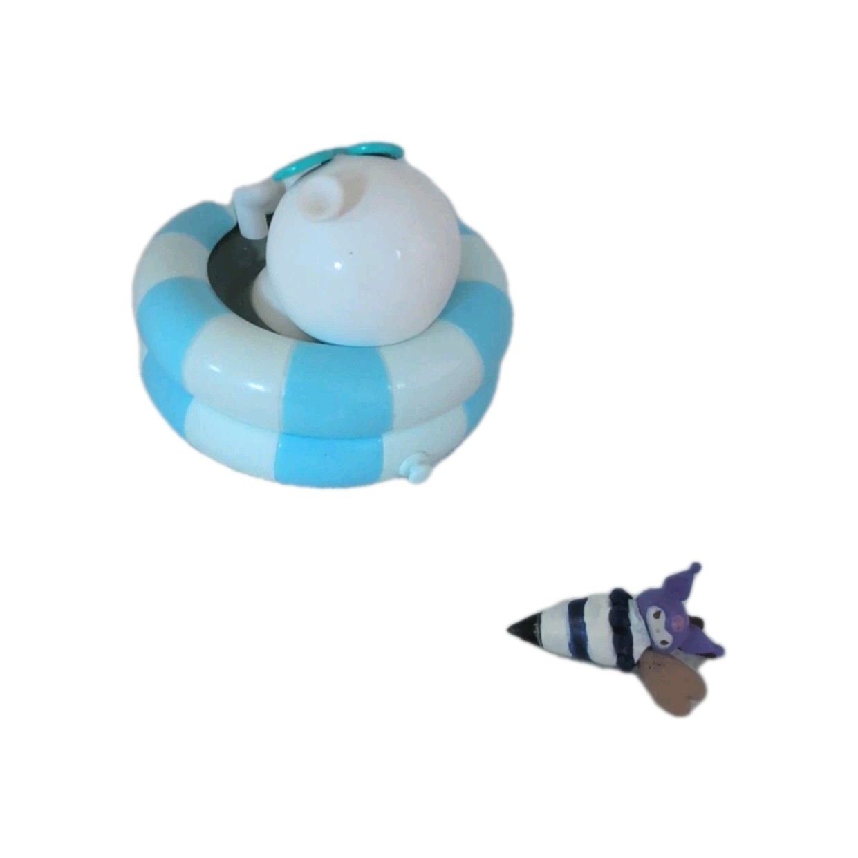 Pop Mart Bobo & Coco Go Camping Series Mini Figure Swimming