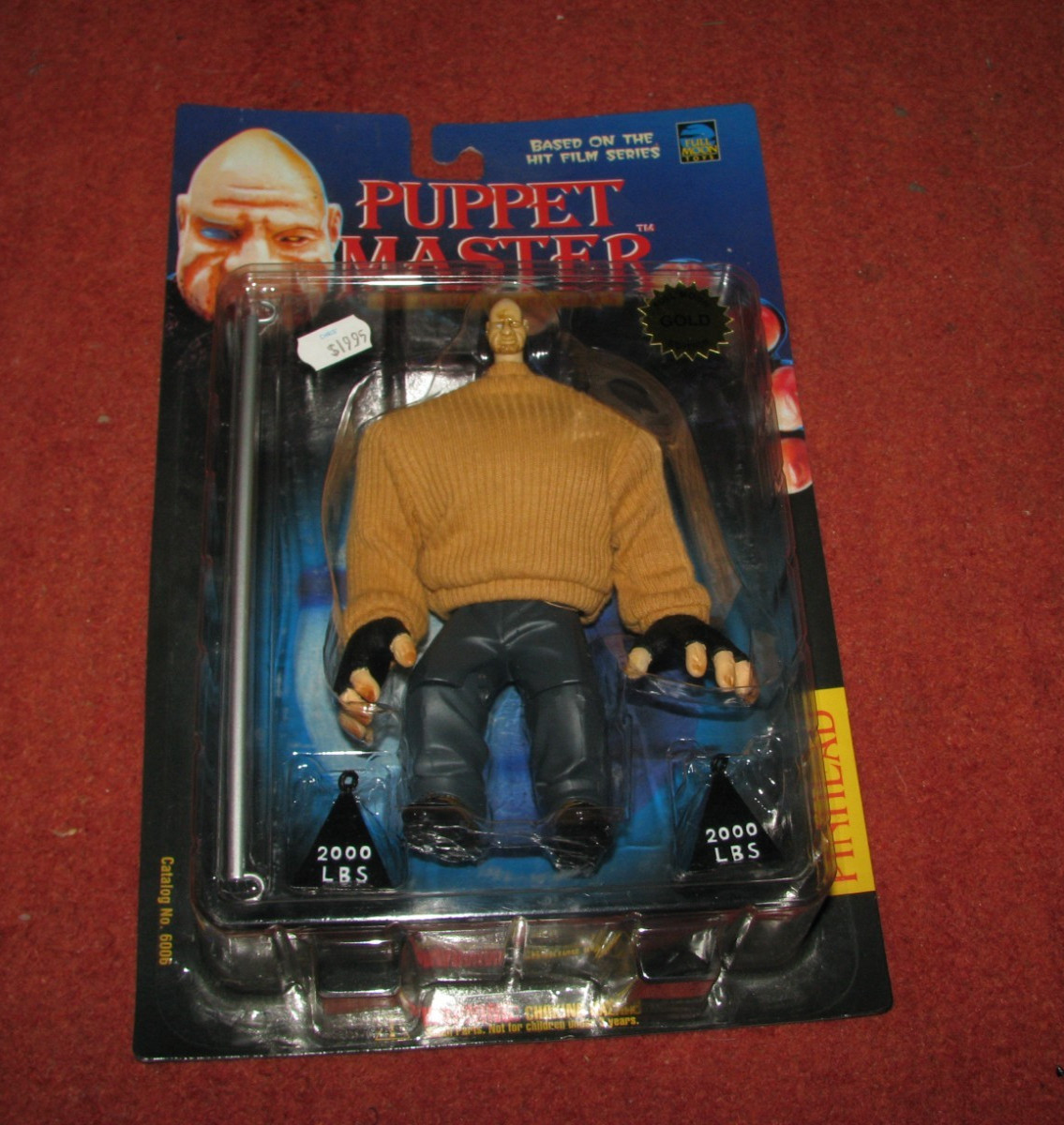 Lot (4) PUPPET MASTER (GOLD) Jester, Pinhead, Leech Woman, Totem FULL MOON TOYS