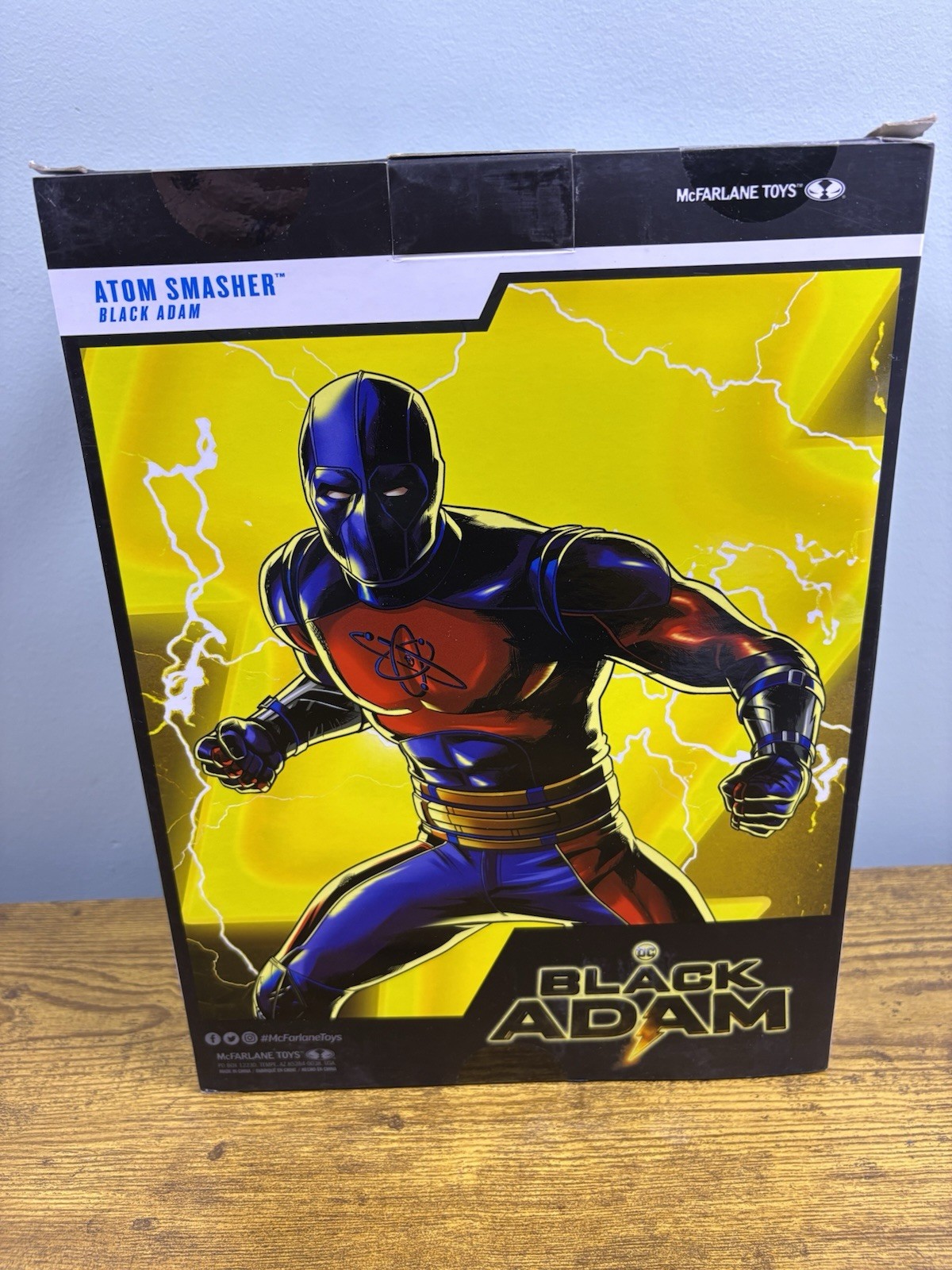 2022 McFarlane DC Multiverse Black Atom Super Sized Atom Smasher Figure NIB