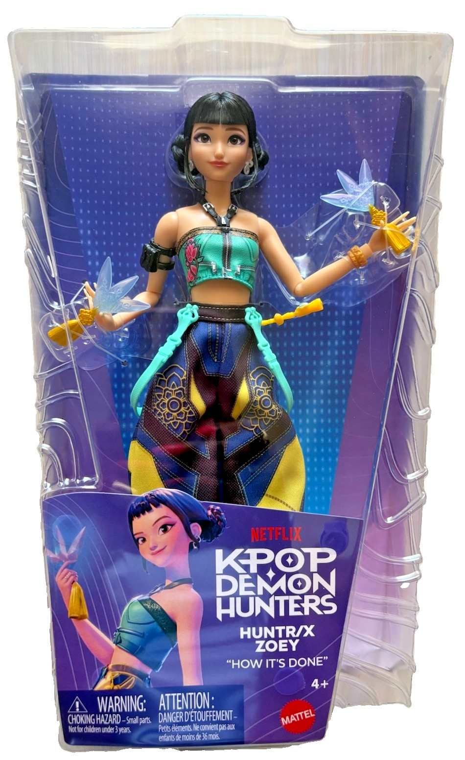 Kpop Demon Hunters HUNTR/X Zoey “How It’s Done” Fashion Doll NEW JRN37