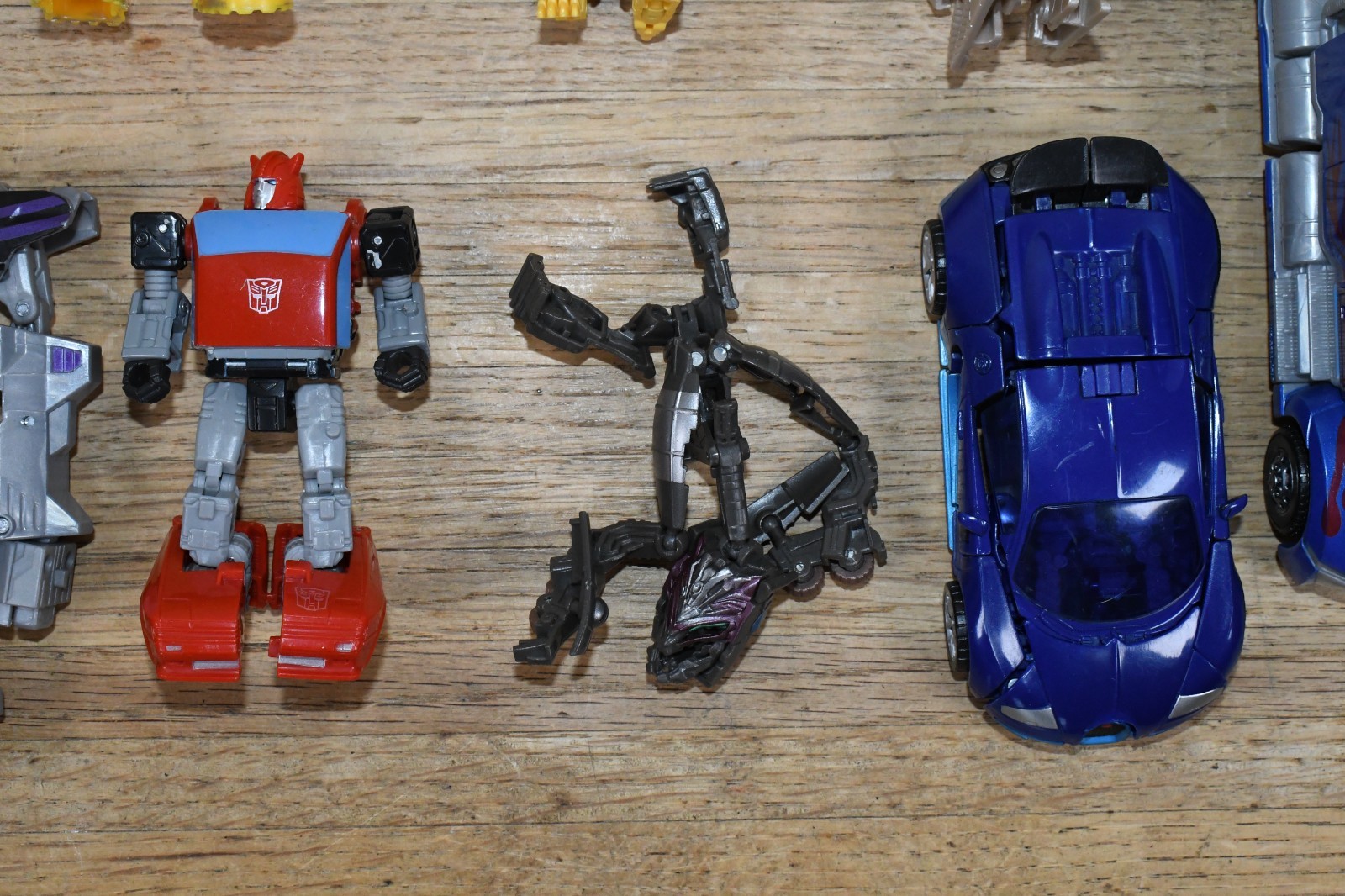 LOT of 10 Transformers Action Figures Hasbro SEE PICTURES Pre-Owned