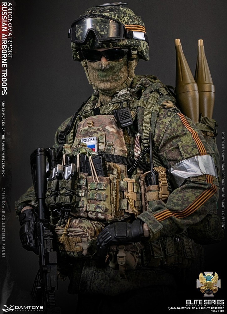 New DAMTOYS 78105 1/6 Russian Airborne Troops Senior Rifleman Figure In Stock