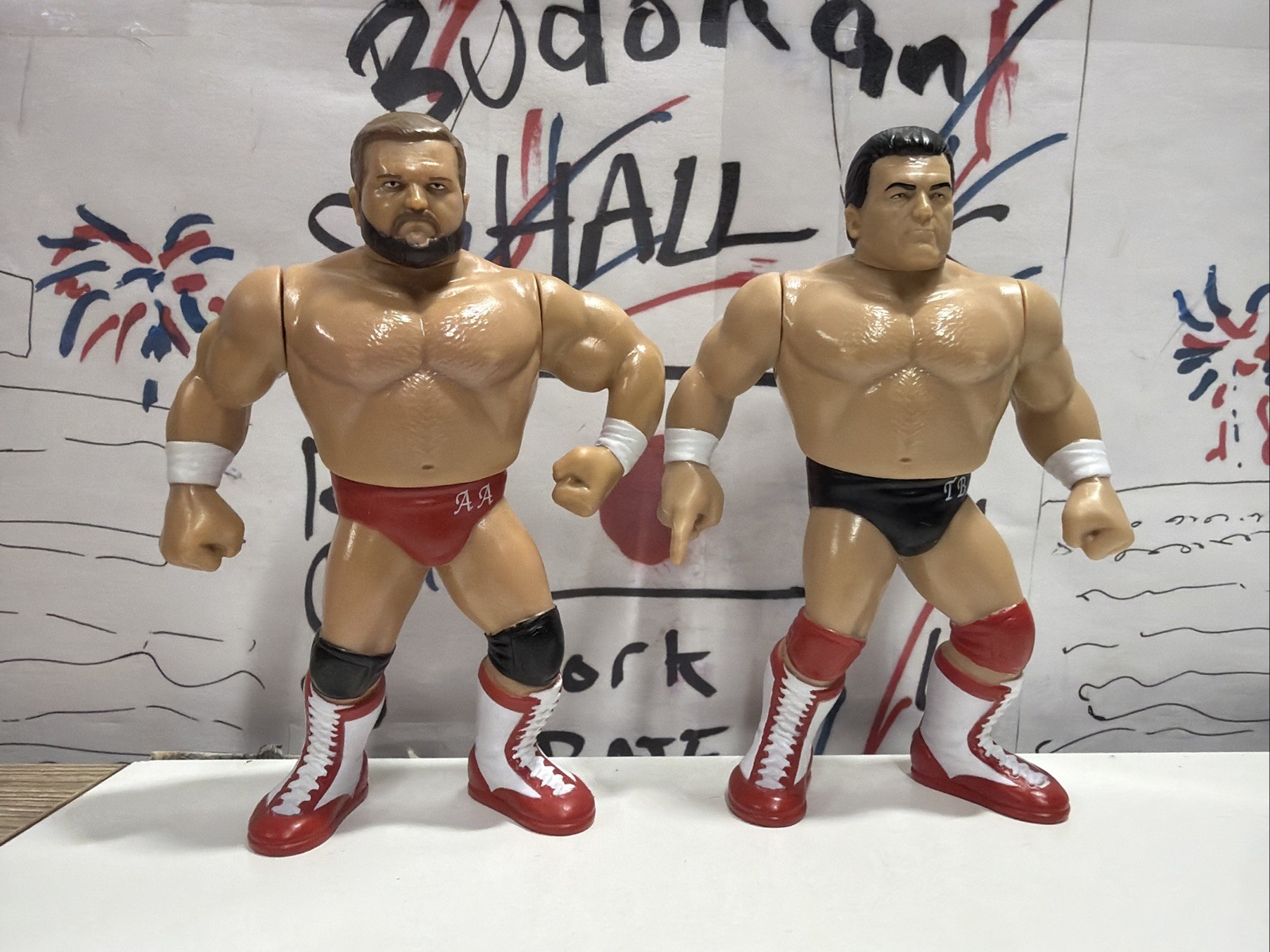 WWF Brain Busters Arn Anderson Tully Blanchard Grapplers and Gimmicks Figure Set