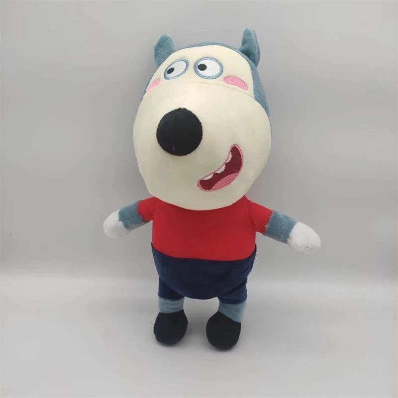 30cm Anime Wolfoo Family Plush Toys Cartoon Plushie Lucy Soft Stuffed Dolls Toy