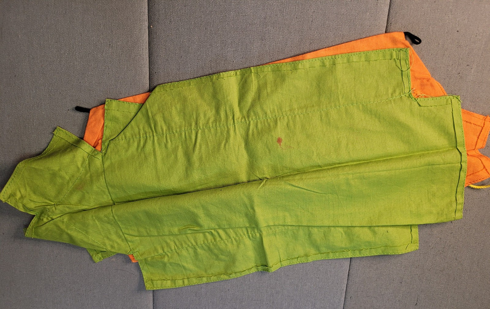 Vintage GI Joe White Tiger Orange and Green Tent