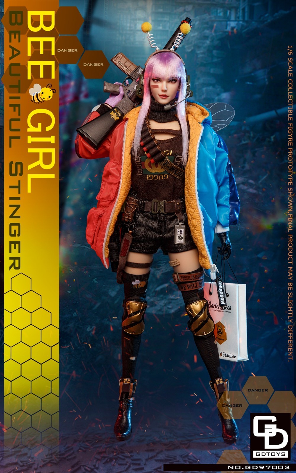 NEW GDTOYS GD97003 End Bee Girl 12″ Collectible Female 1:6 Action Figure