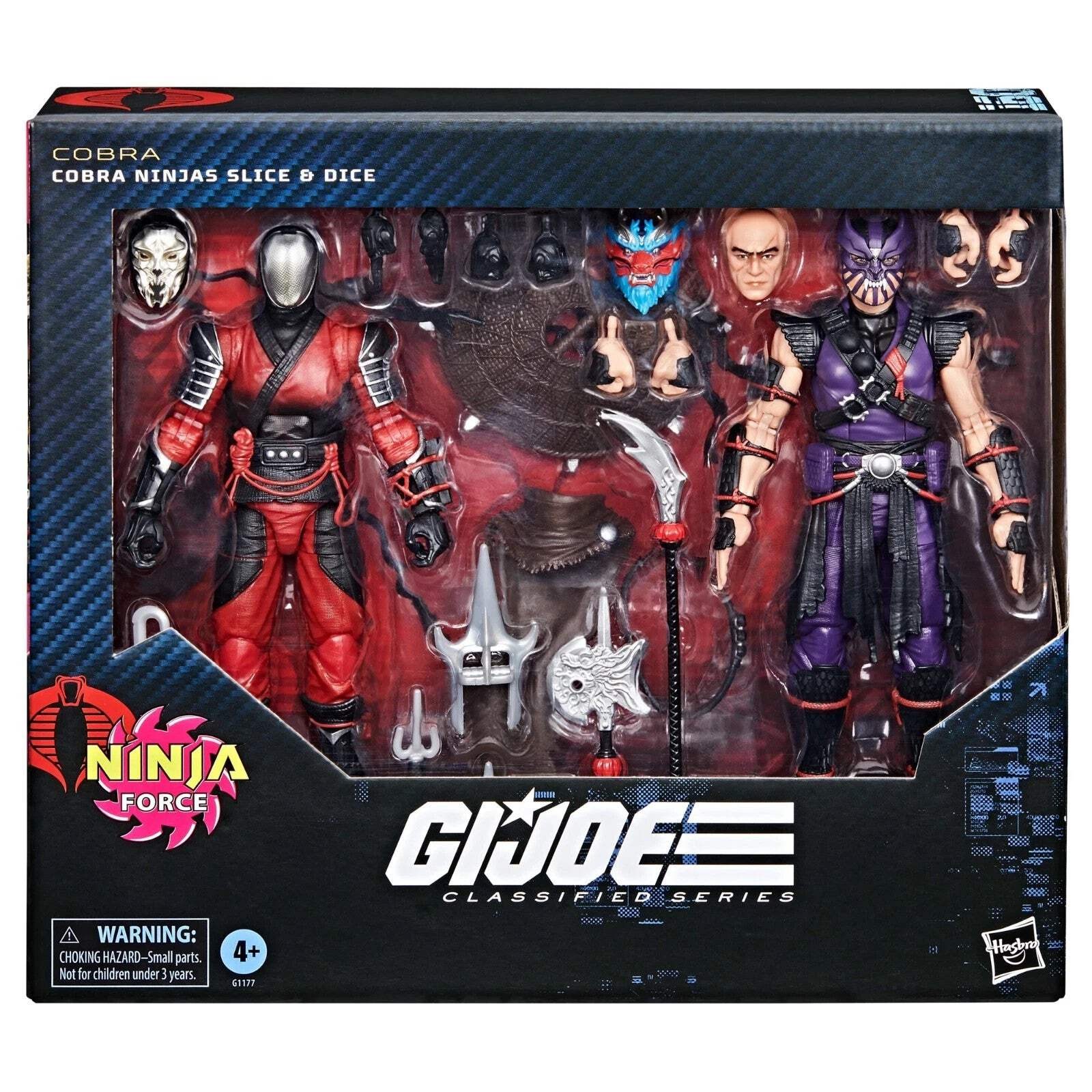 GI Joe Classified Slice & Dice Cobra Ninjas 2 Pack Hasbro NEW