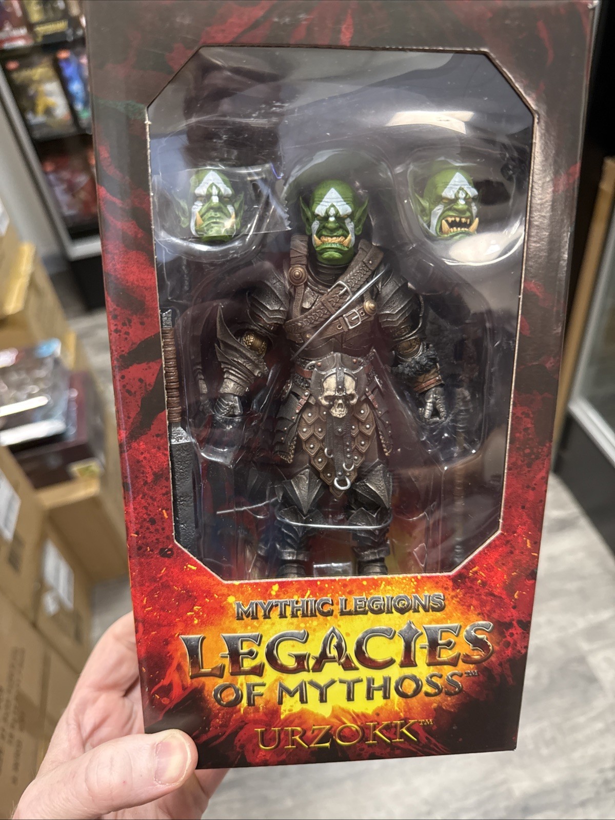 Mythic Legions ORC URZOKK FIGURE Four Horsemen Legacies of Mythoss NIB V2