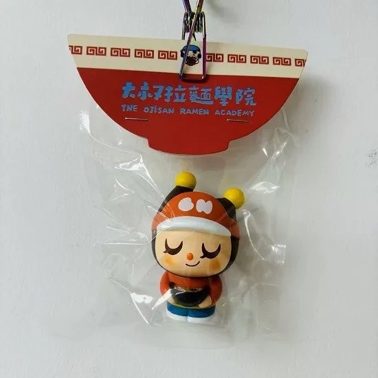 UNBOX The OJISAN RAMEN ACADEMY GREEIN Sofubi Soft Vinyl Figure Model H6CM(2.4in)
