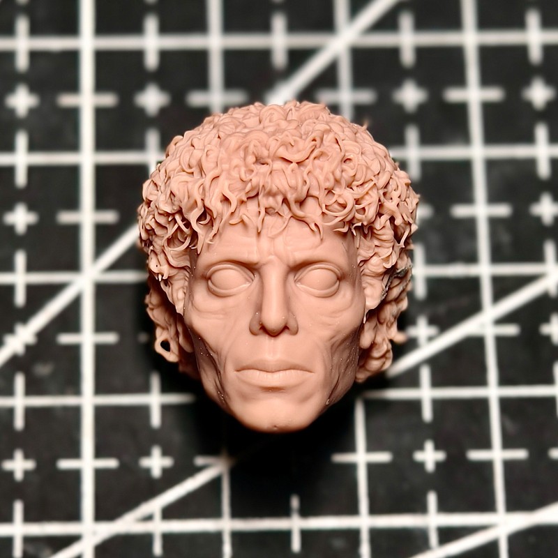 1/12 1/10 1/18 Scale Film Jackson Man Head Sculpt Unpainted Fit 6″ ML SHF Neca