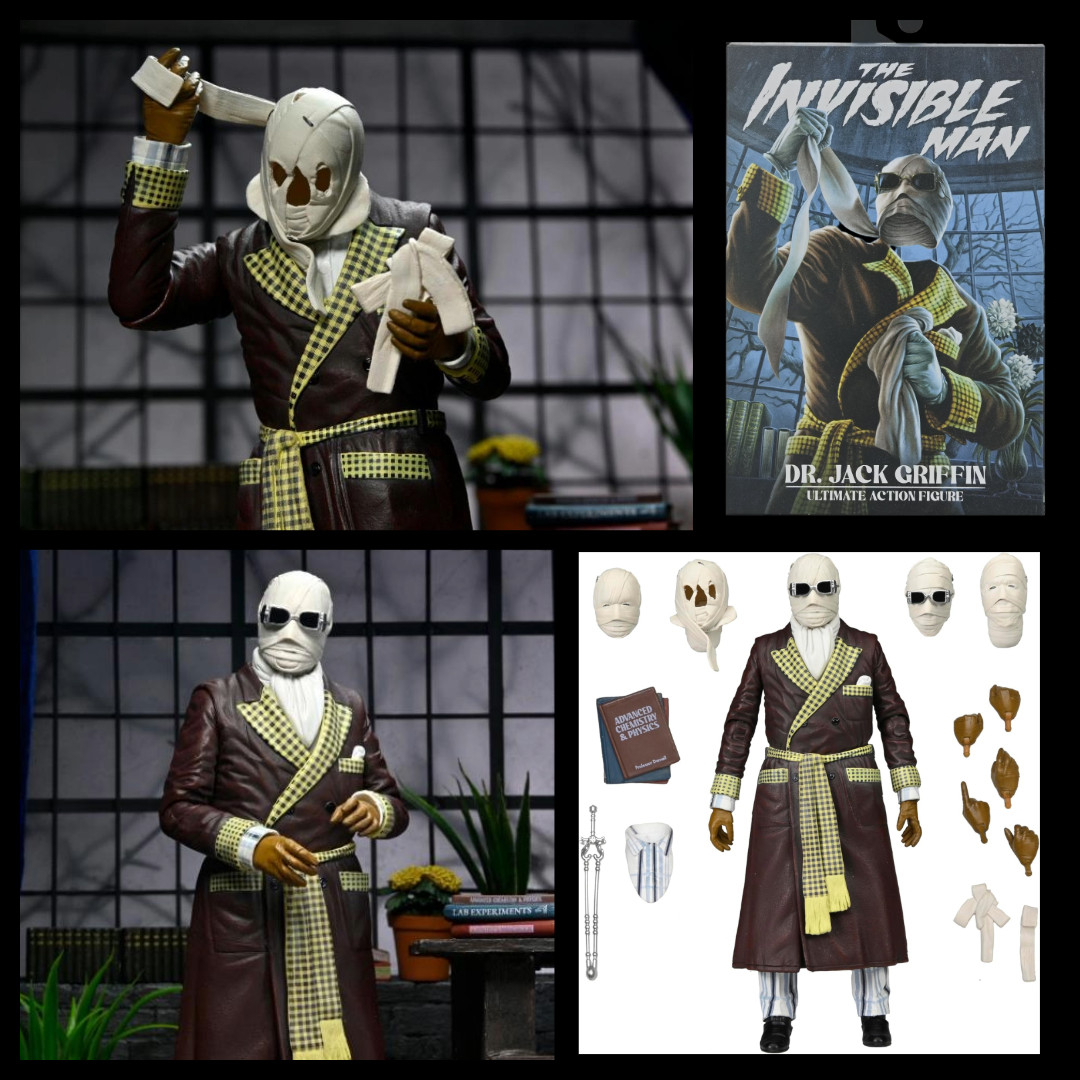 The Invisible Man Kemp House Color Universal Monsters Ultimate Action Figure
