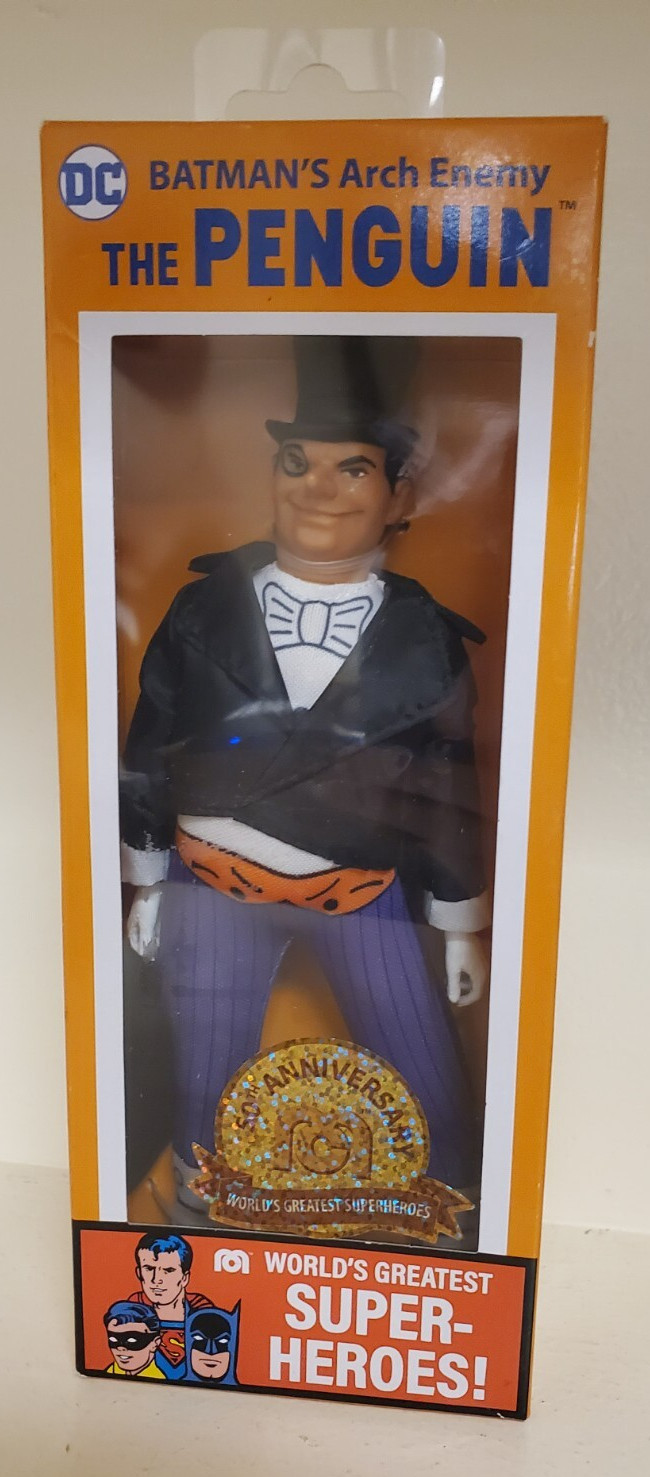 Mego The Penguin Action Figure. 50th Anniversary. Batman’s Arch Enemy. DC Comics