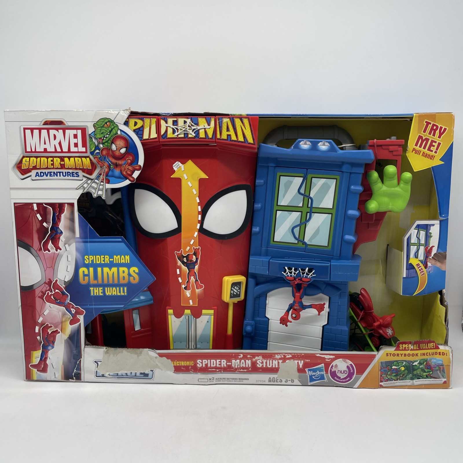 Playskool Super Hero Adventures Spider-Man Stunt City Playset w/ Sounds & Lights
