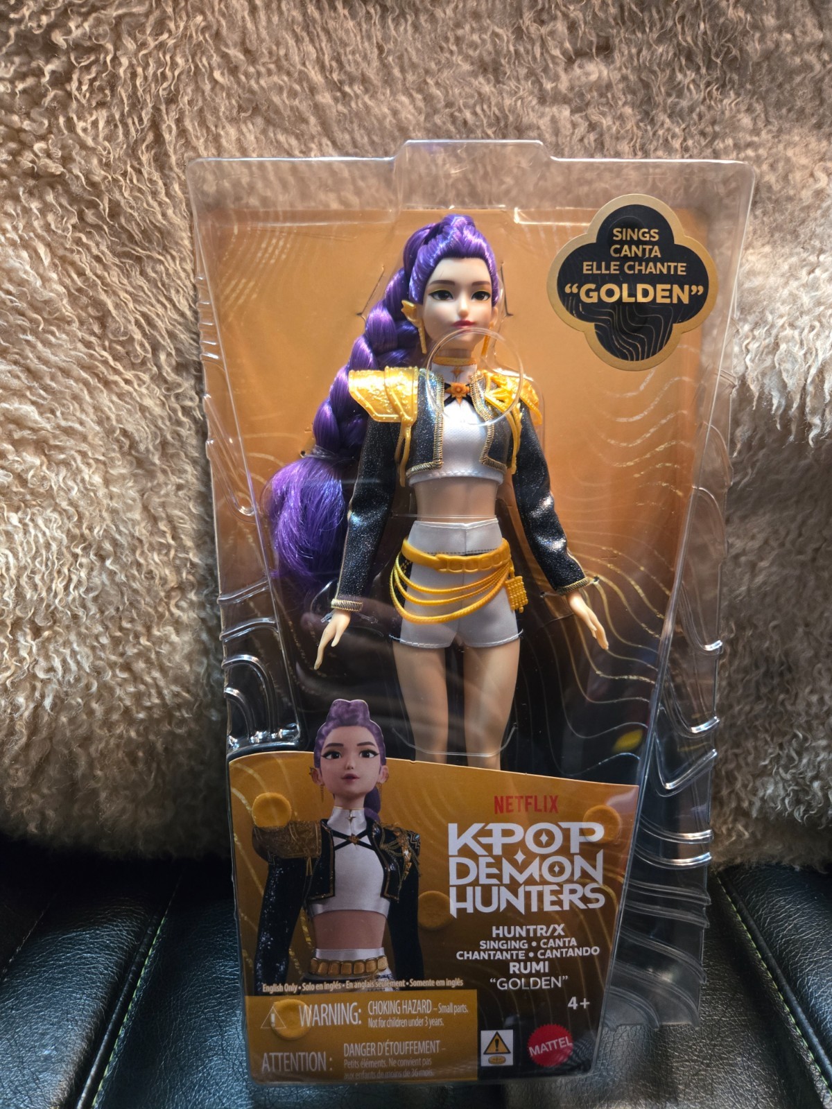 KPop Demon Hunters HUNTR/X Rumi Golden Singing Doll Mattel Netflix New Sealed