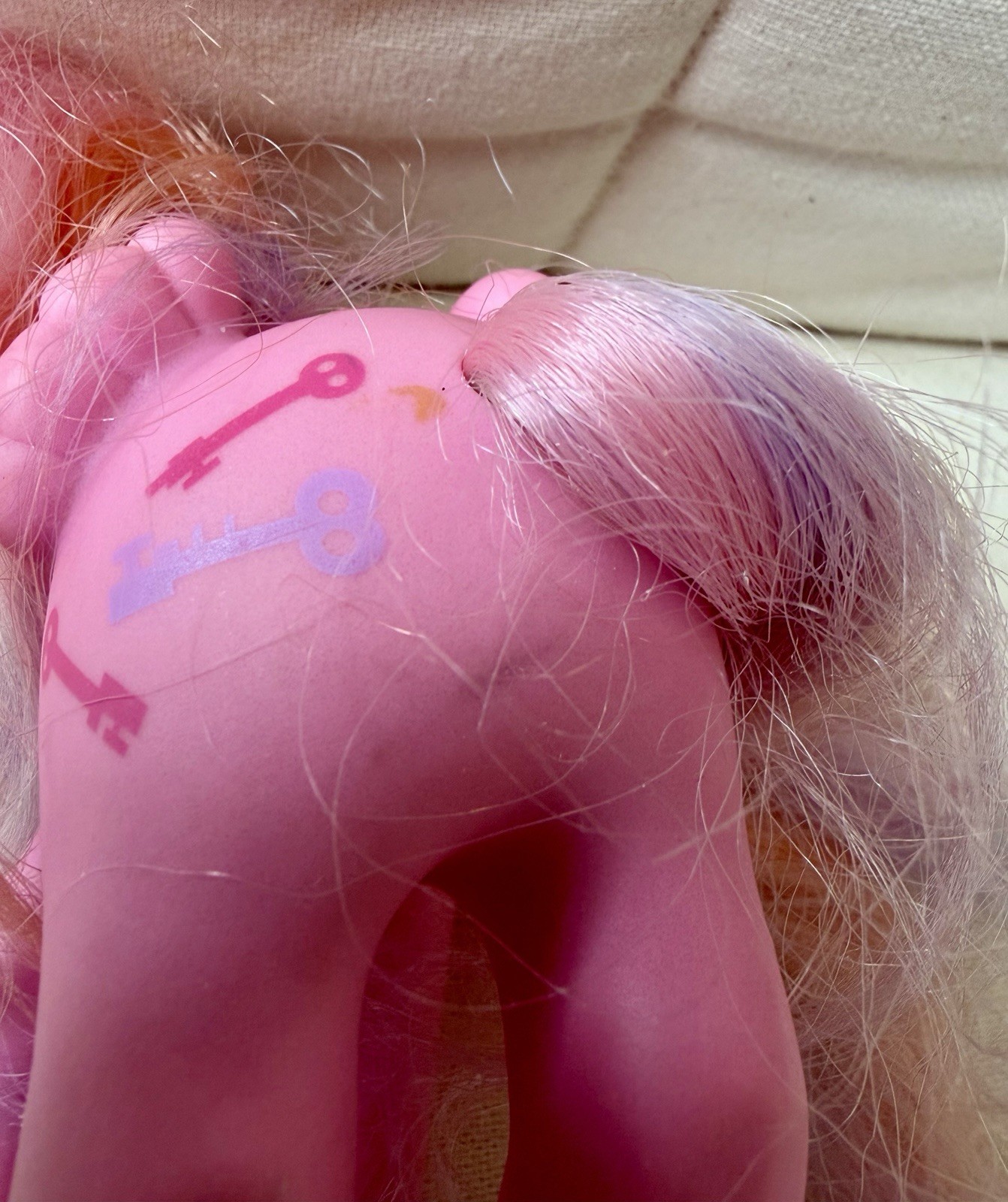 My Little Pony- Locket Twinkle Eyed- G1- Vintage 1987- Hasbro- Pink