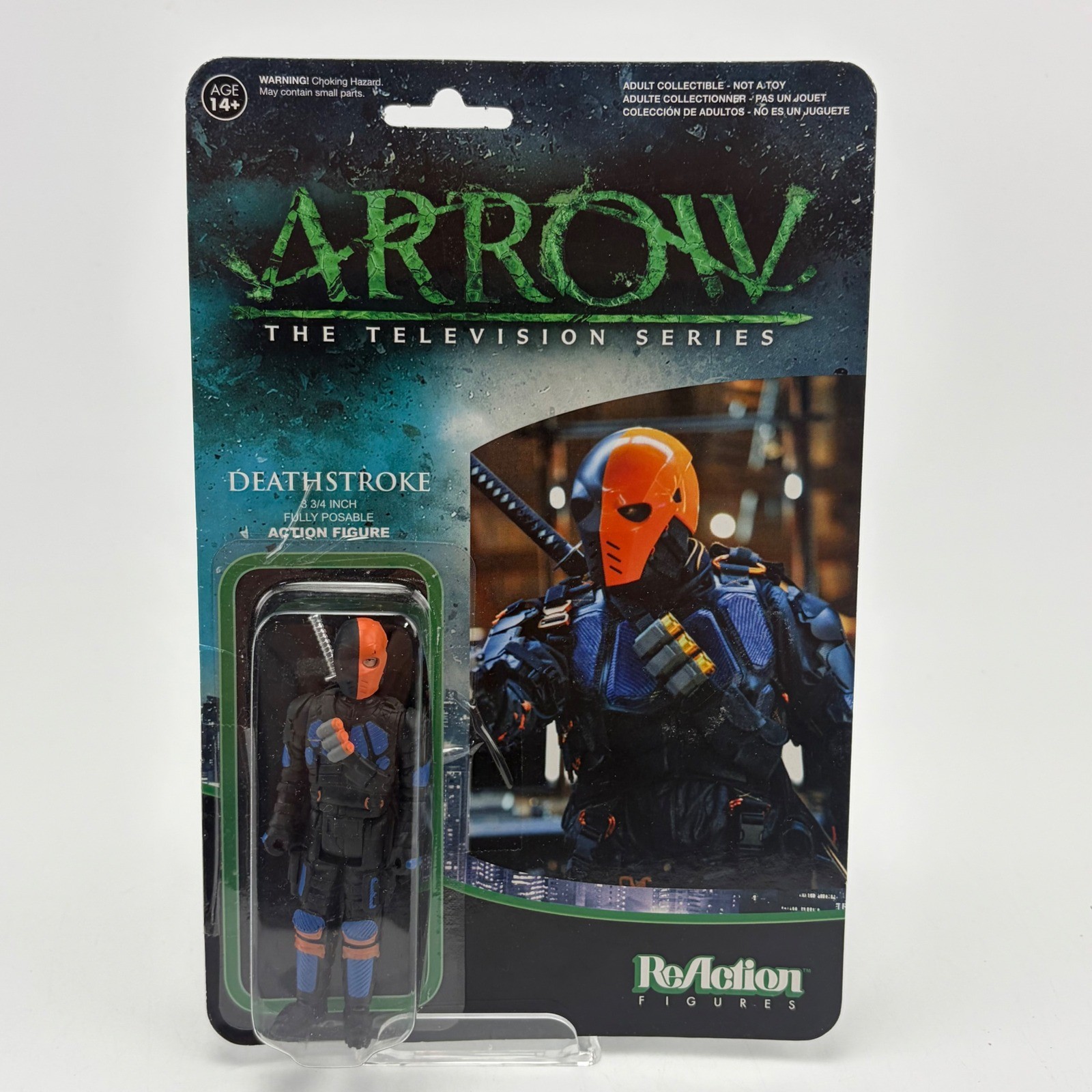 Funko Super7 Arrow TV Series Deathstroke ReAction 3 3/4 Inch Action Figure NEW