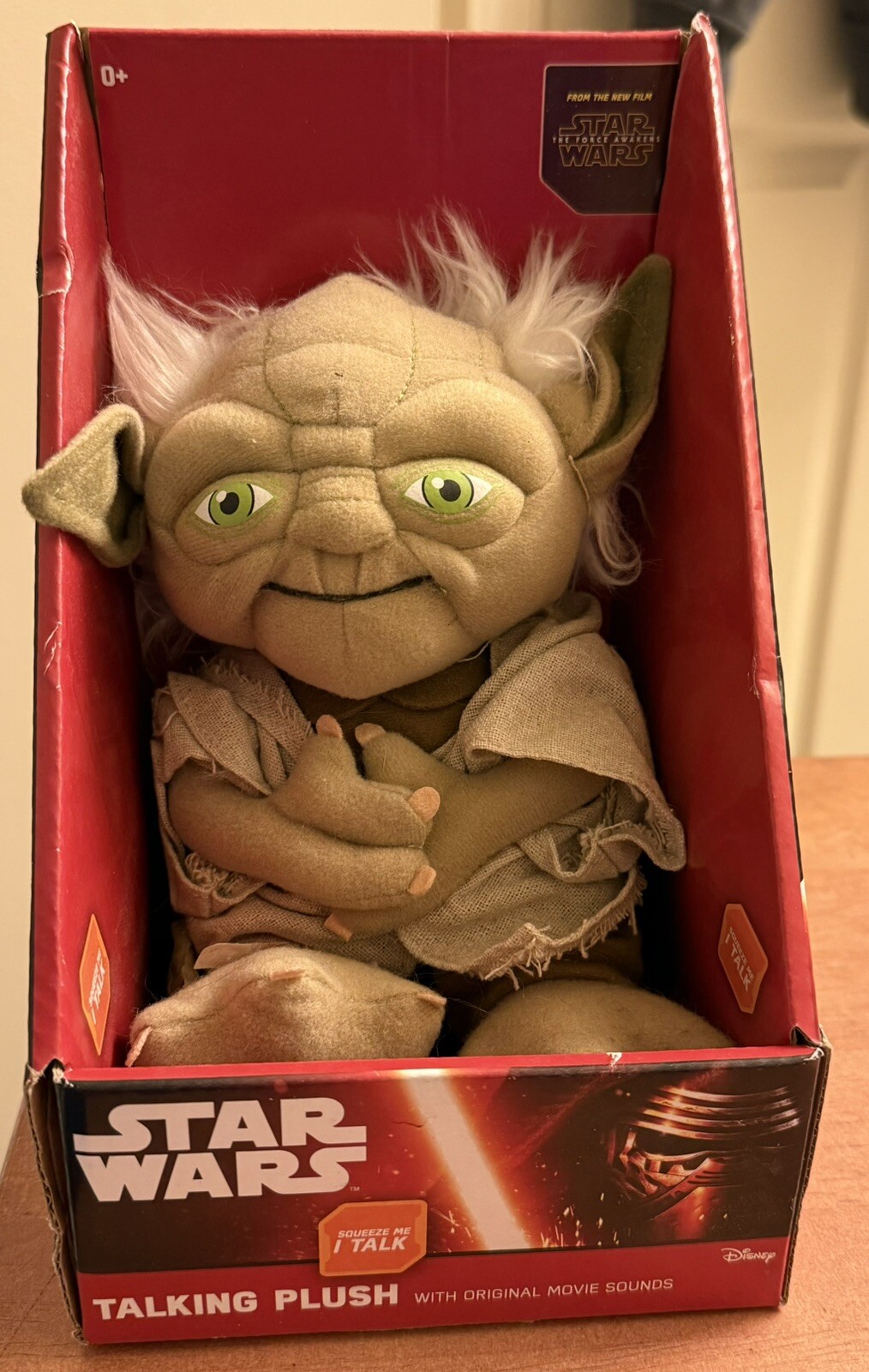 Disney Star Wars Yoda Talking Plush-New Batteries included