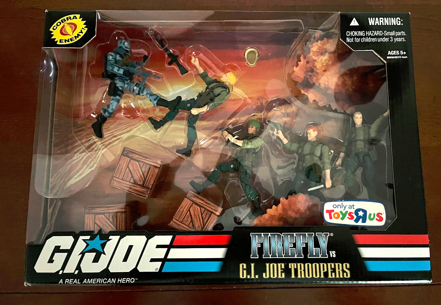 GI JOE 2008 Firefly with Green Shirt troopers ~ NEW IN BOX UNOPENED!!!
