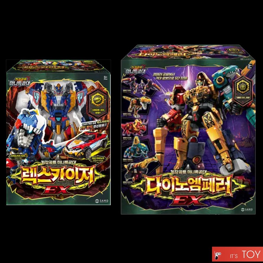 Miniforce Dinoid Warrior REX KAISER DINO EMPEROR EX Ver Small Integration Robots