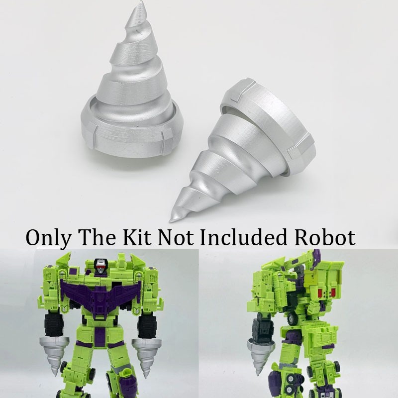 3D Printing Upgrade Kit Rotary Drill Bit For Studio Series SS86 Devastator