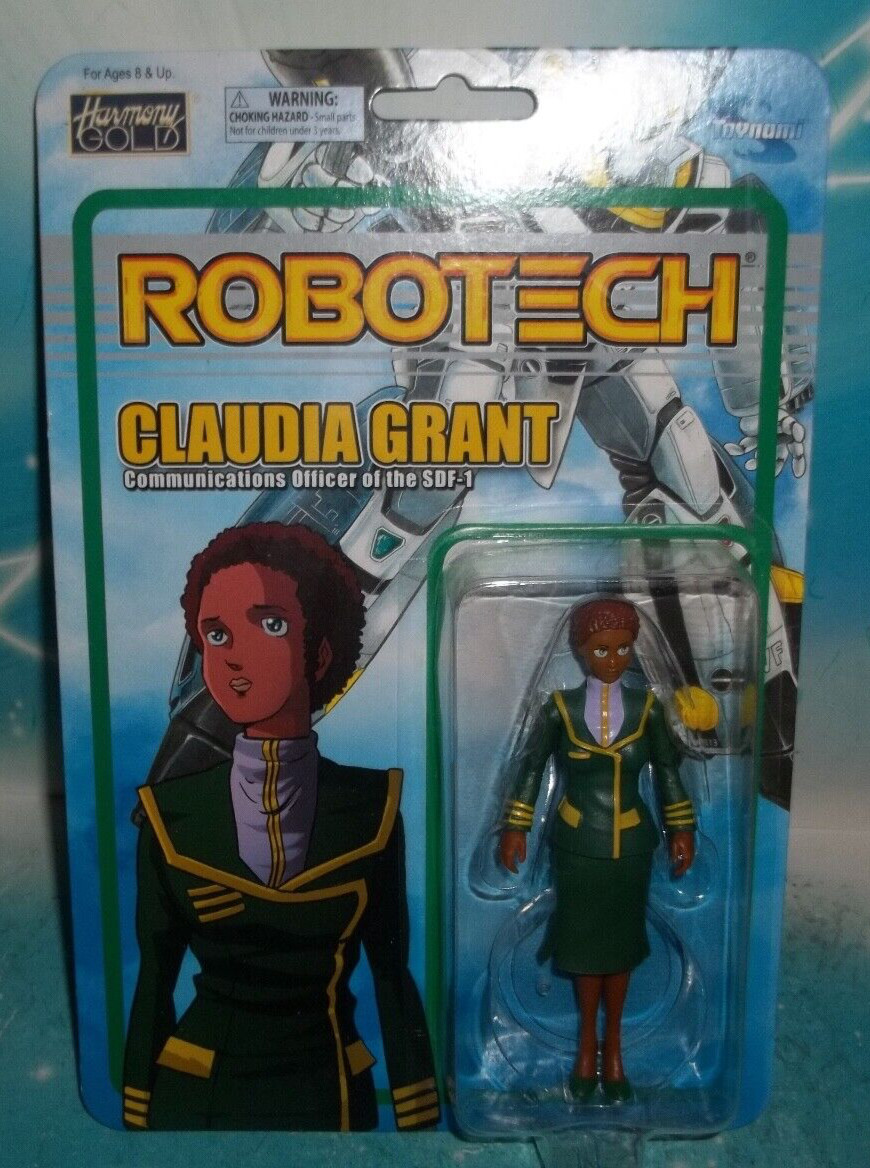 ROBOTECH COMMUNICATIONS OFFICER CLAUDIA GRANT FIGURE TOYNAMI HARMONY GOLD 2018