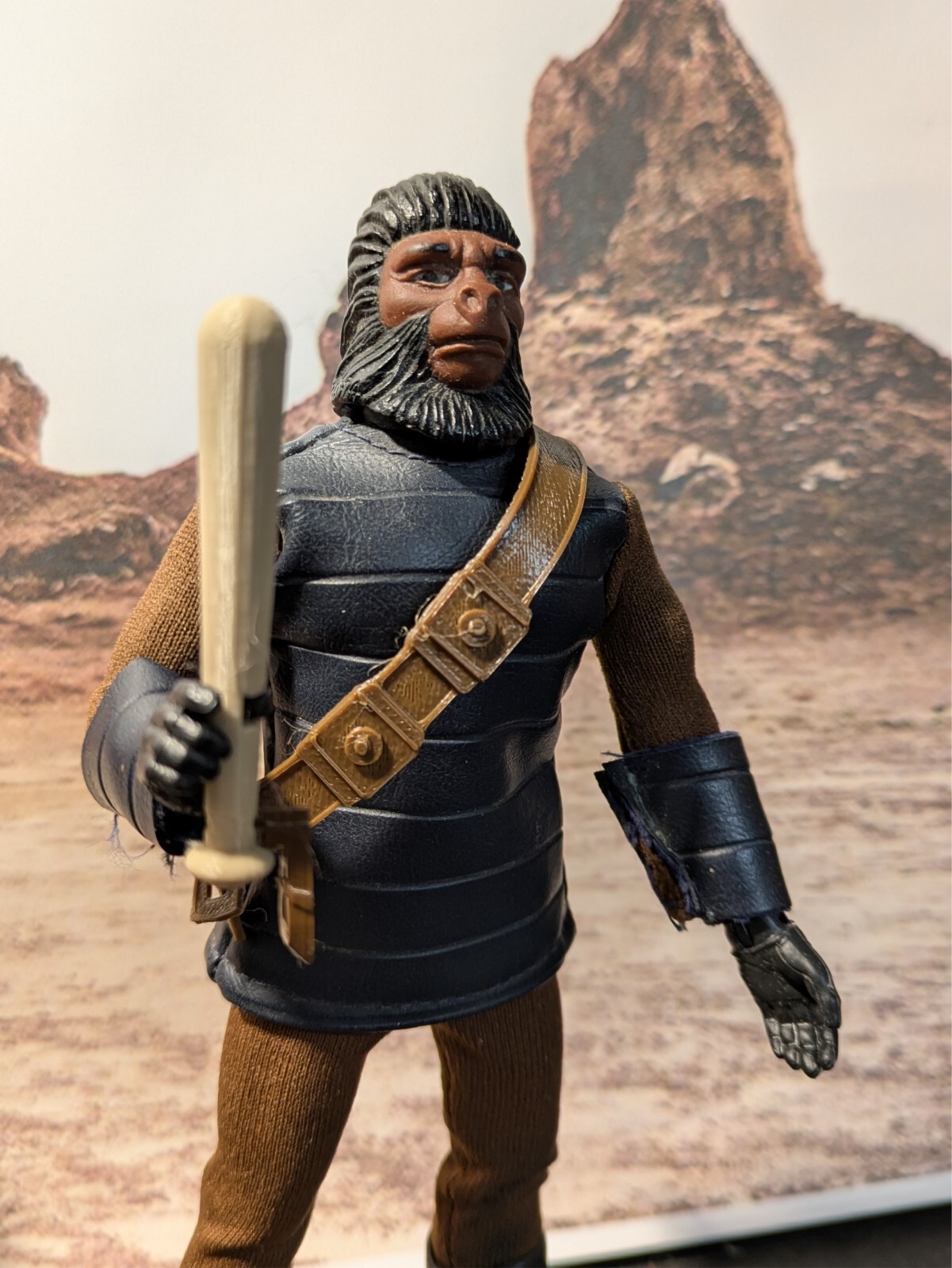 Planet of the Apes – Set of (3) Bandoliers and Clubs – 1:9 8″ Mego/Neca Scale