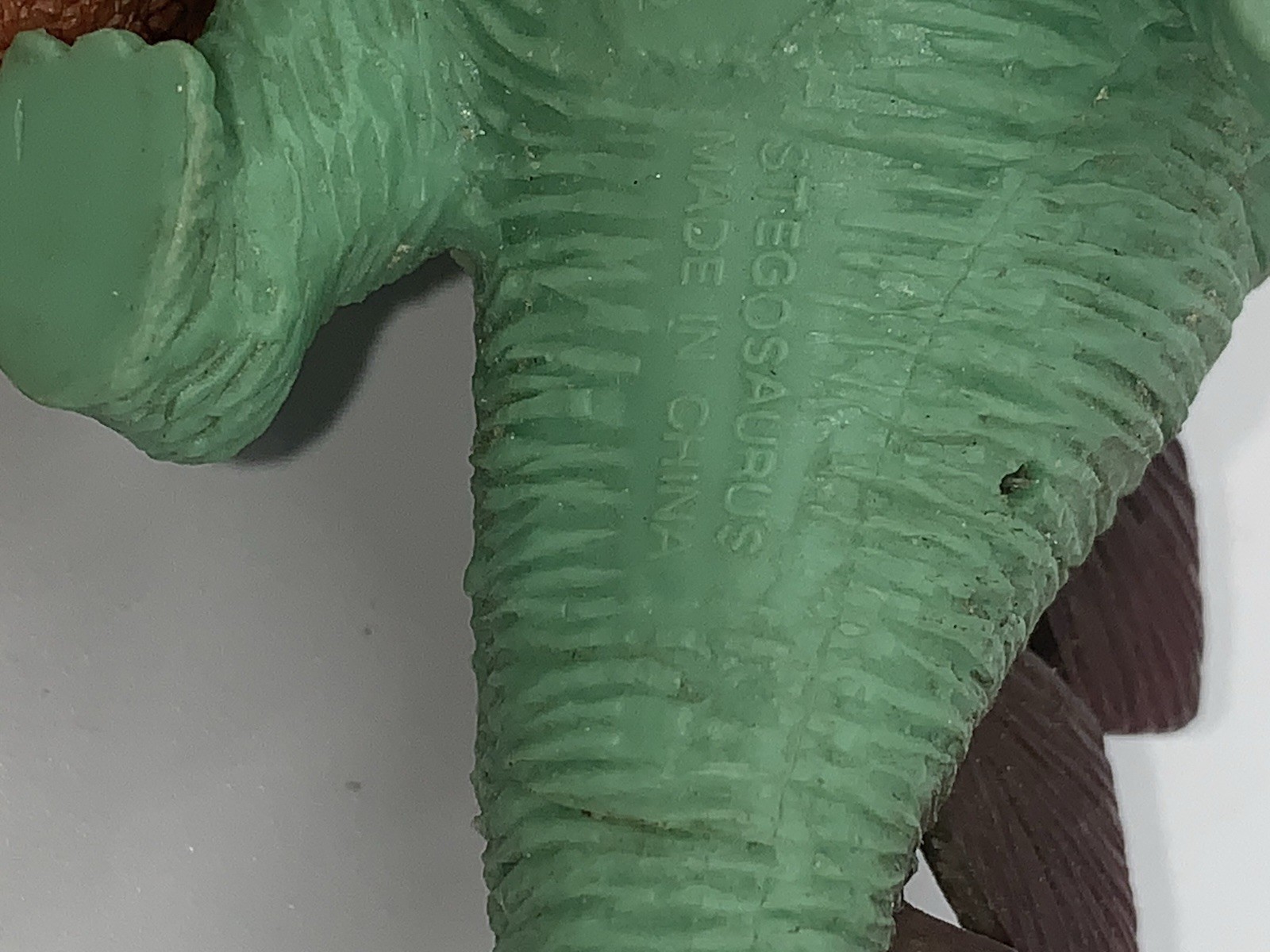 2 Plastic Boley Dinosauers Stegosaurus Acrocanthosaurus