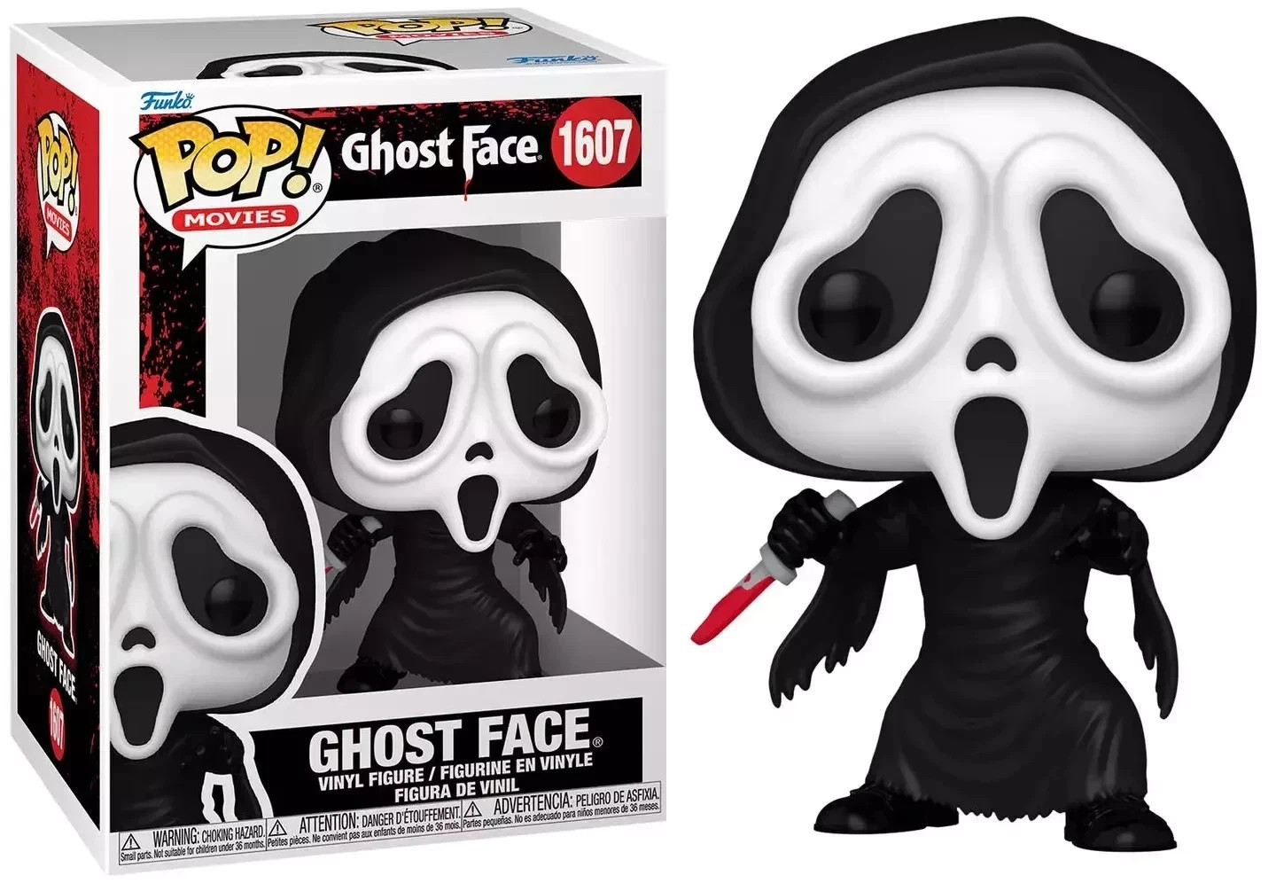 POP MOVIES SCREAM GHOST FACE 3.75″ POP VINYL FIGURE FUNKO 1607