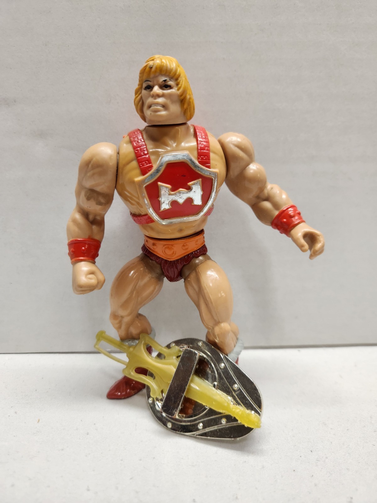 Vintage 1985 Thunder Punch He-man Masters Of The Universe MOTU Complete READ