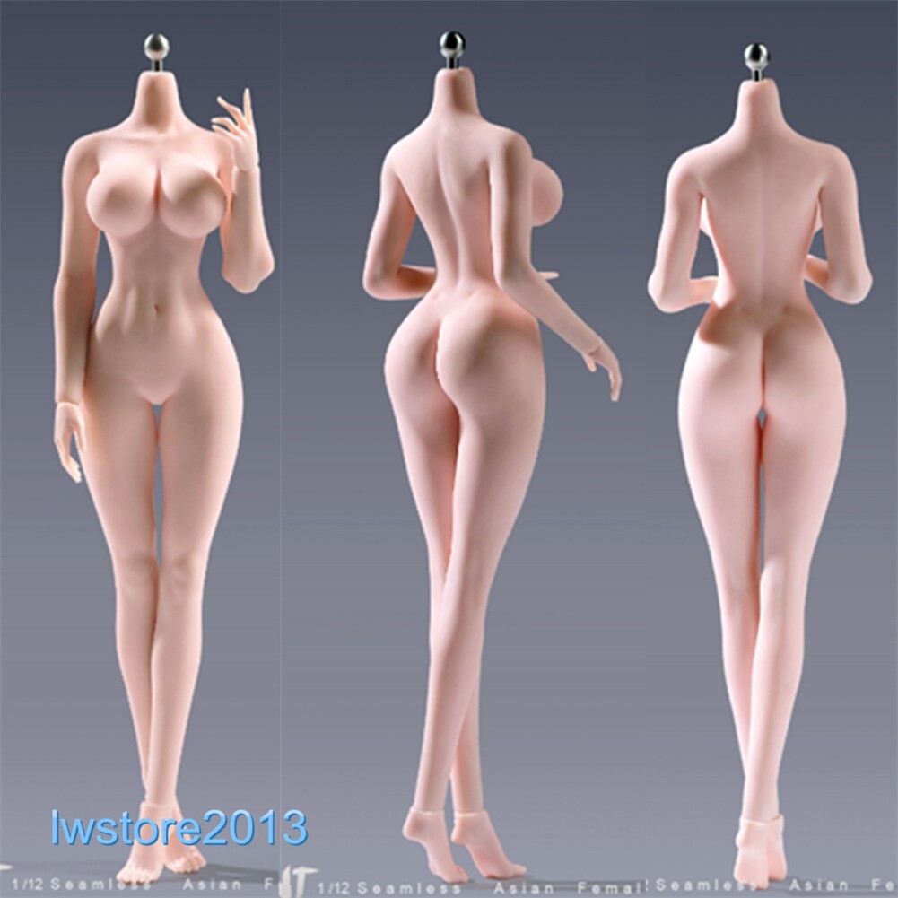 US ANT 1:12 Pale Large Bust Plump Hip 6″ Seamless Female Action Figure Body Toys