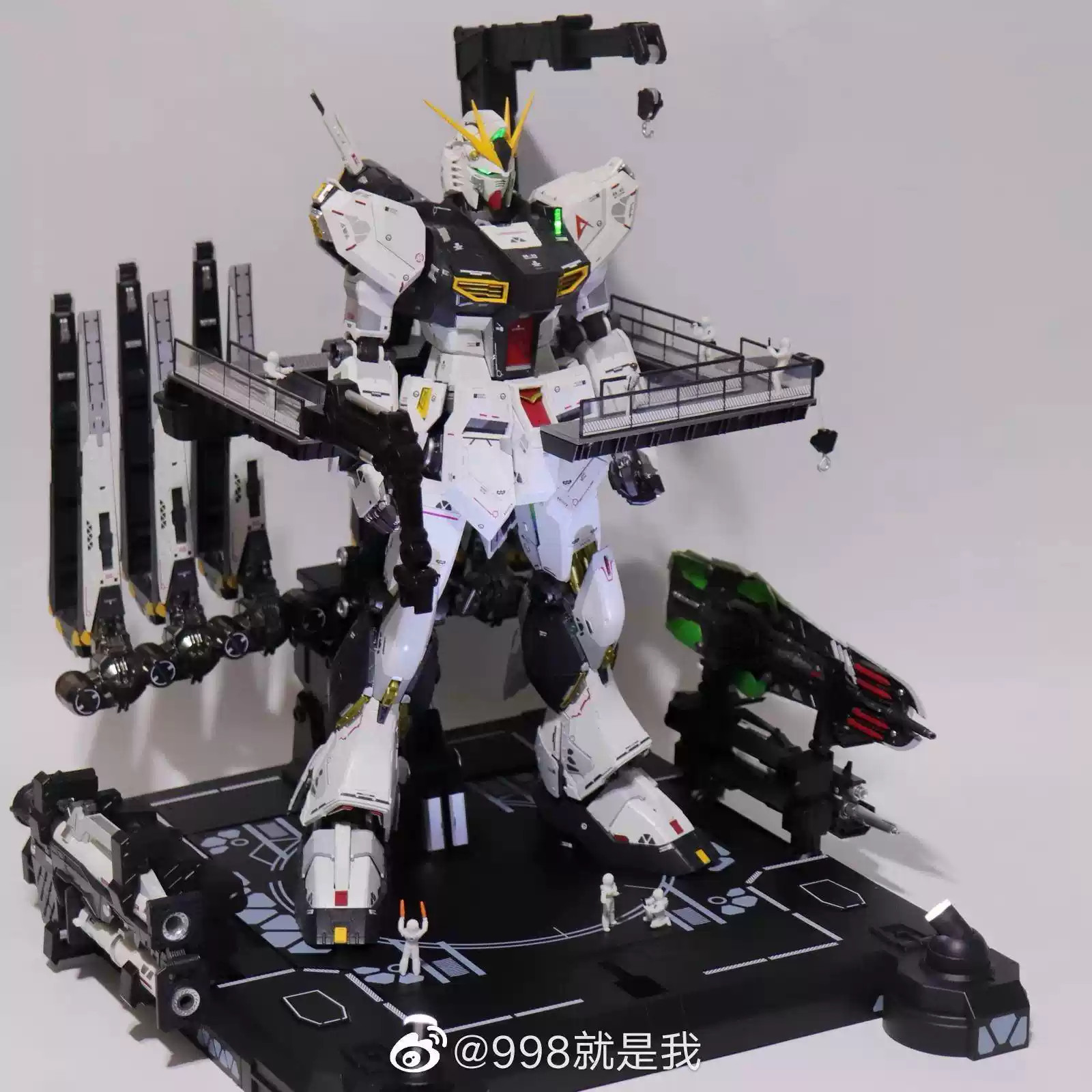 DABAN Gundam PG 1/60 Metal Structure RX-93 Nu – LED Model Kit Figure w/Base Set
