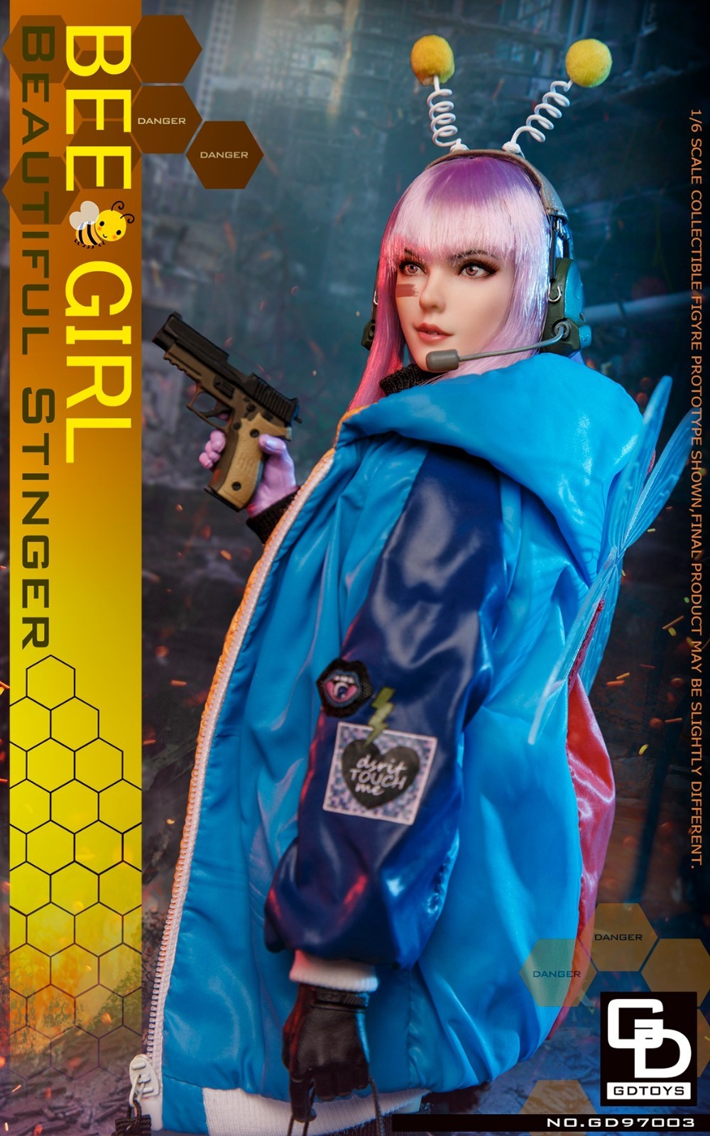 NEW GDTOYS GD97003 End Bee Girl 12″ Collectible Female 1:6 Action Figure