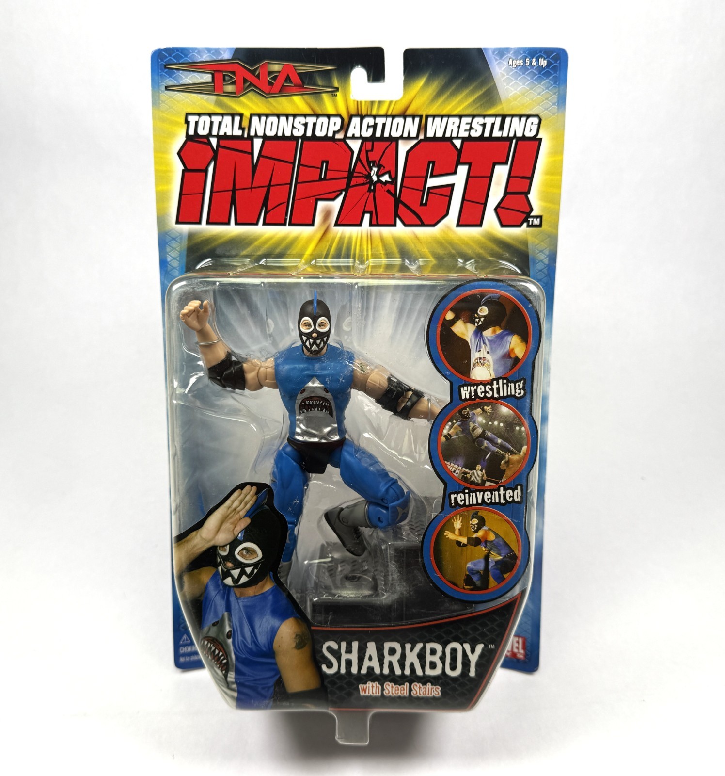 Sharkboy TNA Impact Wrestling Series 2 Figure New 2005 Toybiz Marvel Toys #1