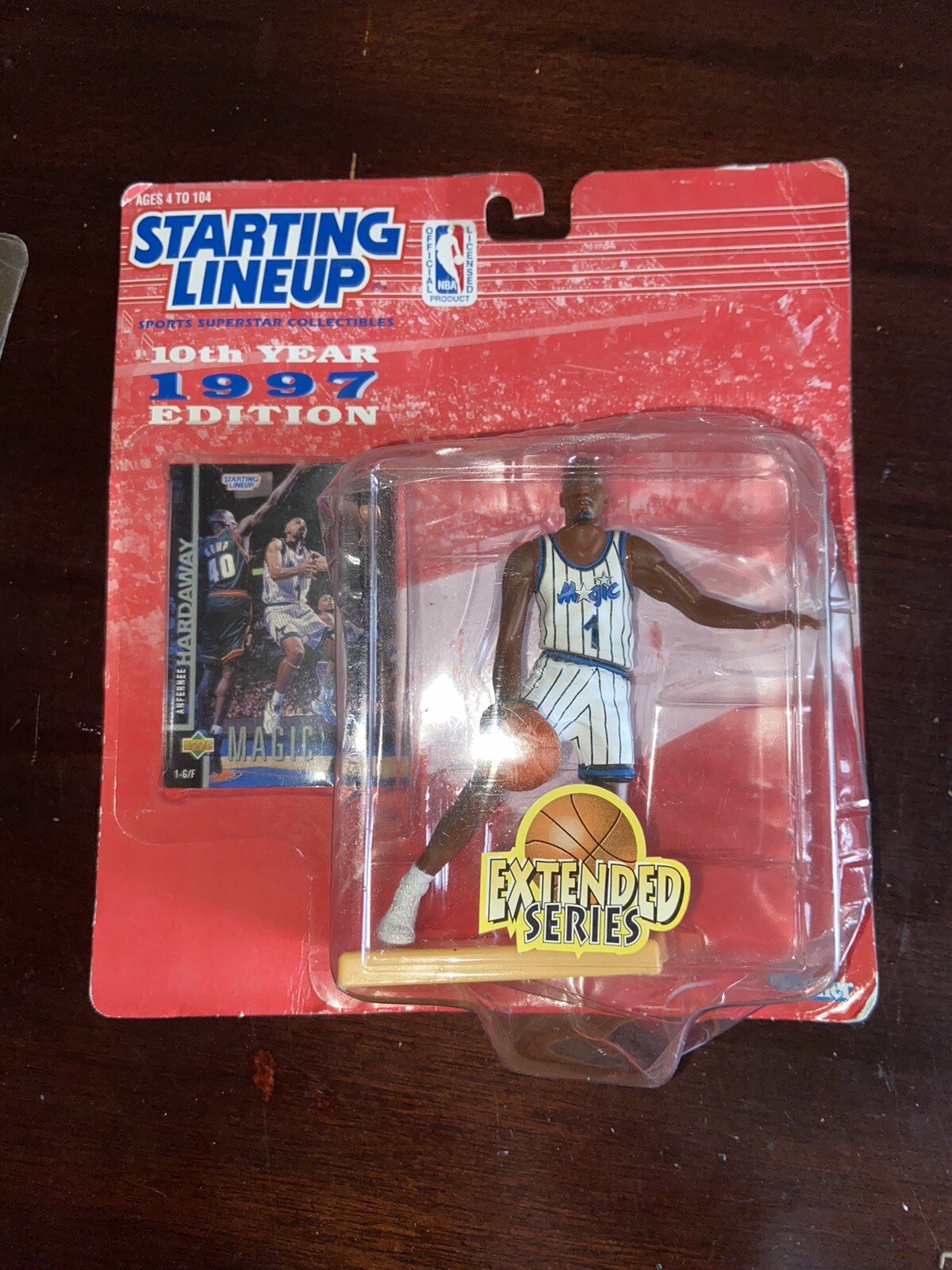1997 Kenner NBA Basketball Anfernee Hardaway Starting Lineup New In box