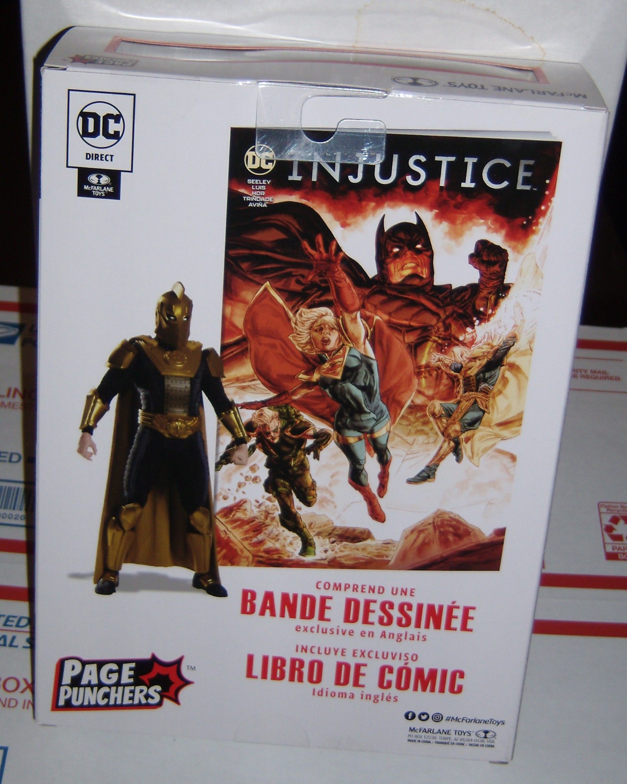 McFarlane DC Direct Dr. Fate 7” Action Figure Page Punchers brand new sealed